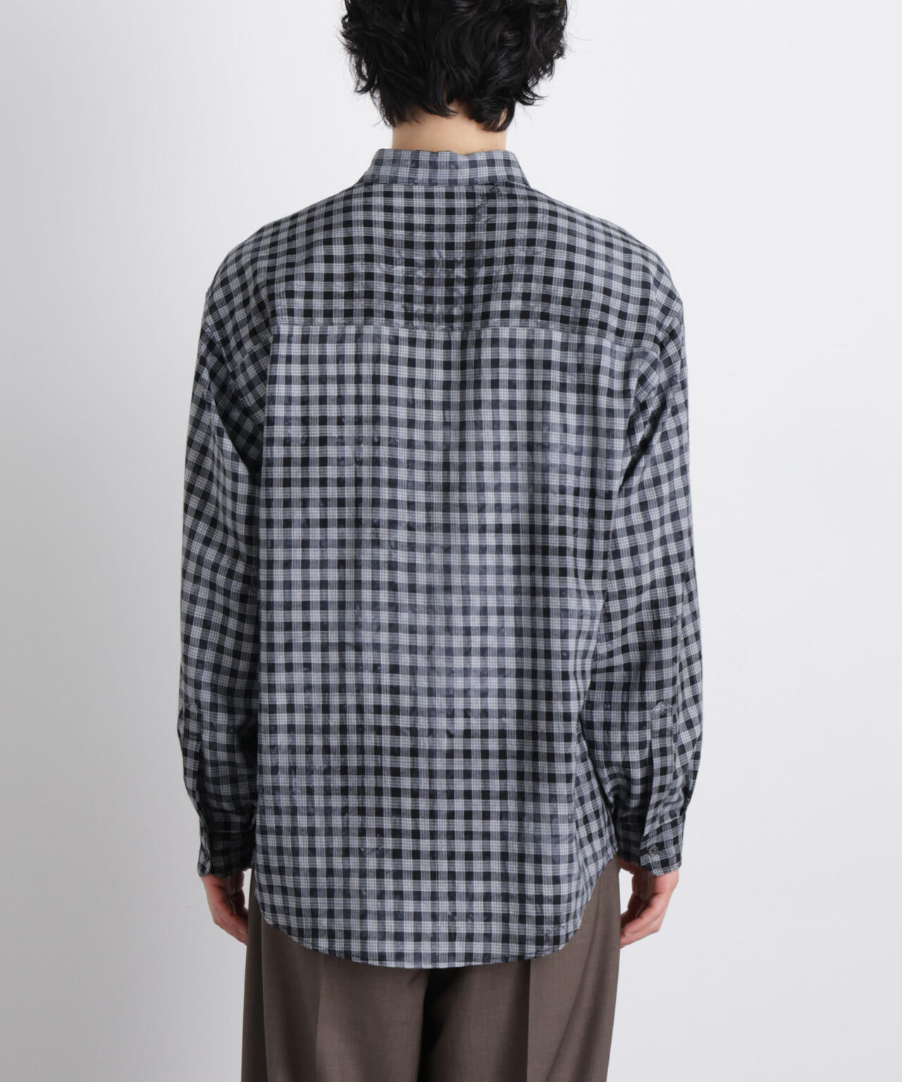 ケミカルフィニッシュチェック オーバーシャツ 6686120218