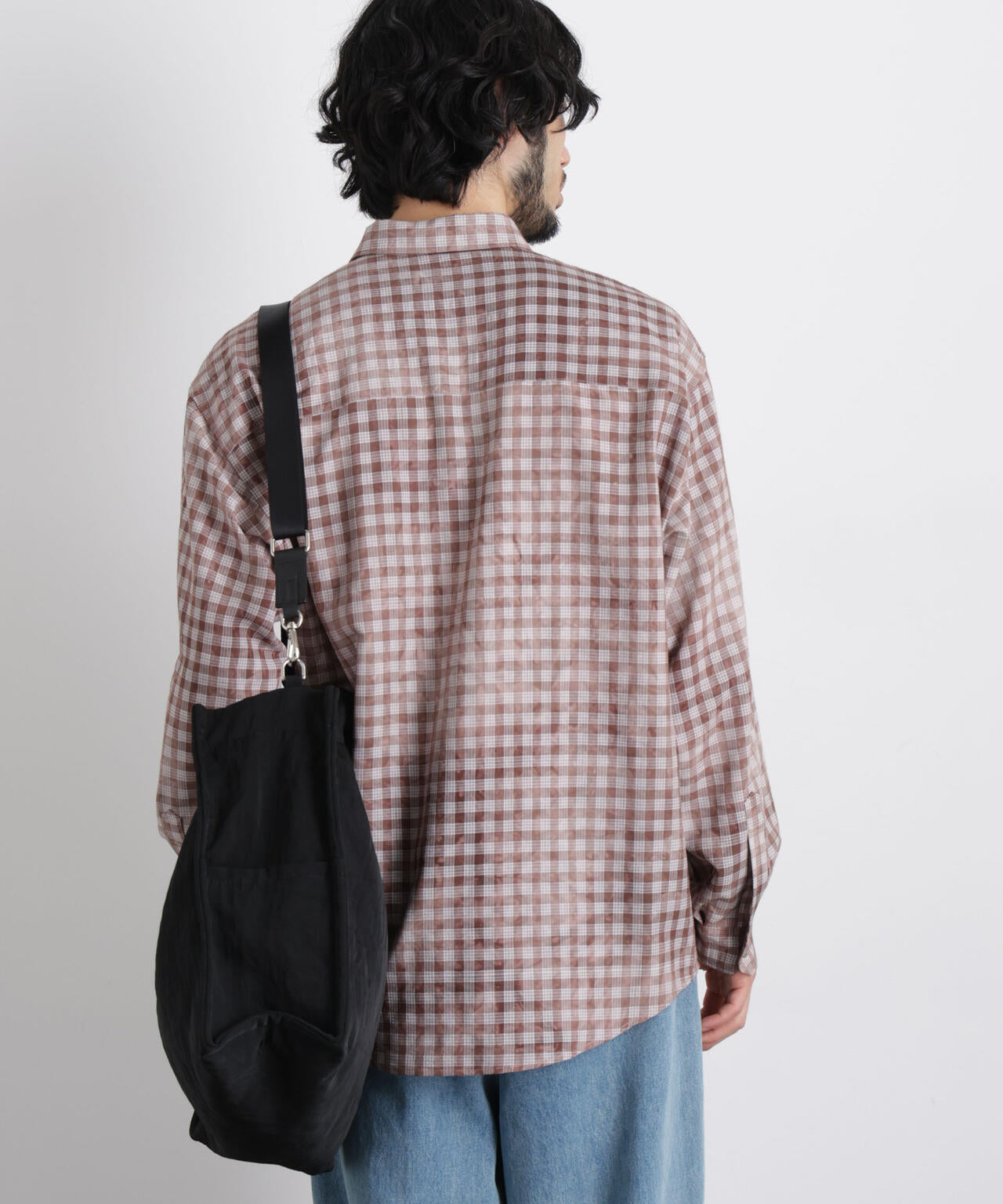 ケミカルフィニッシュチェック オーバーシャツ 6686120218