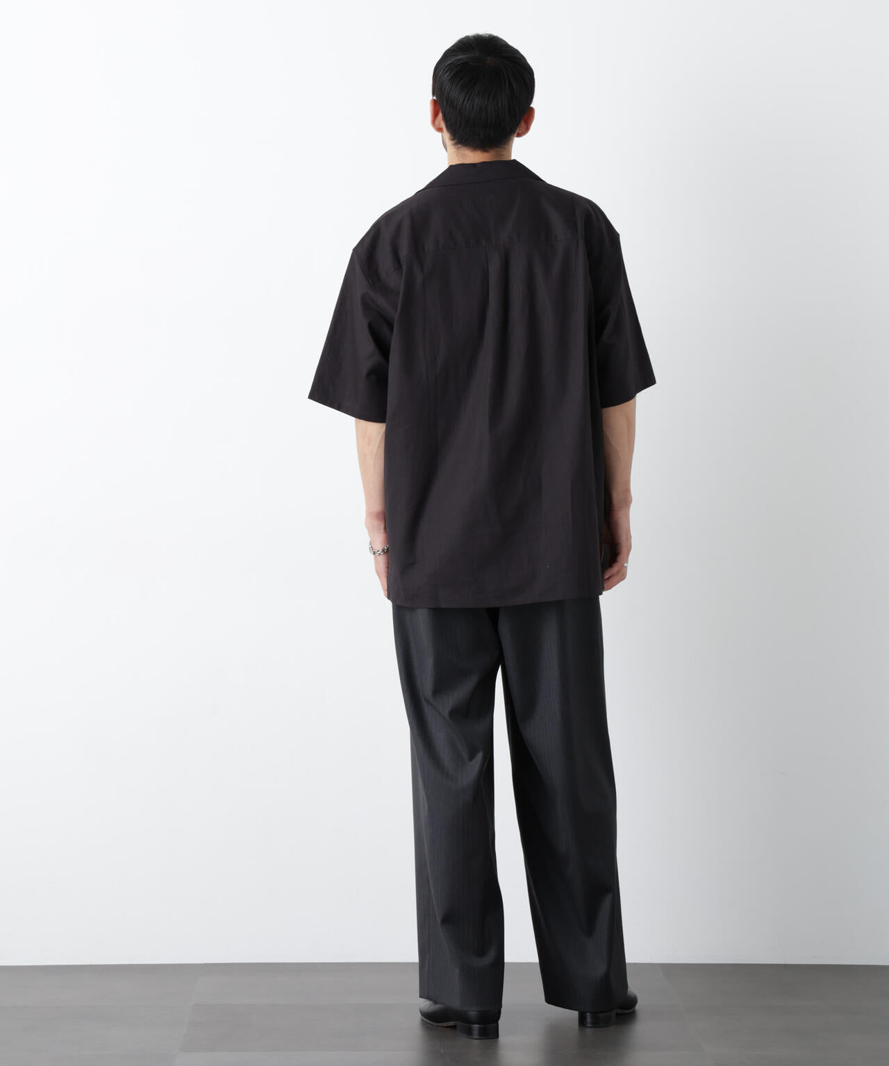 ｢FRENCH LINEN｣ フライフロント半袖シャツ 6686121201