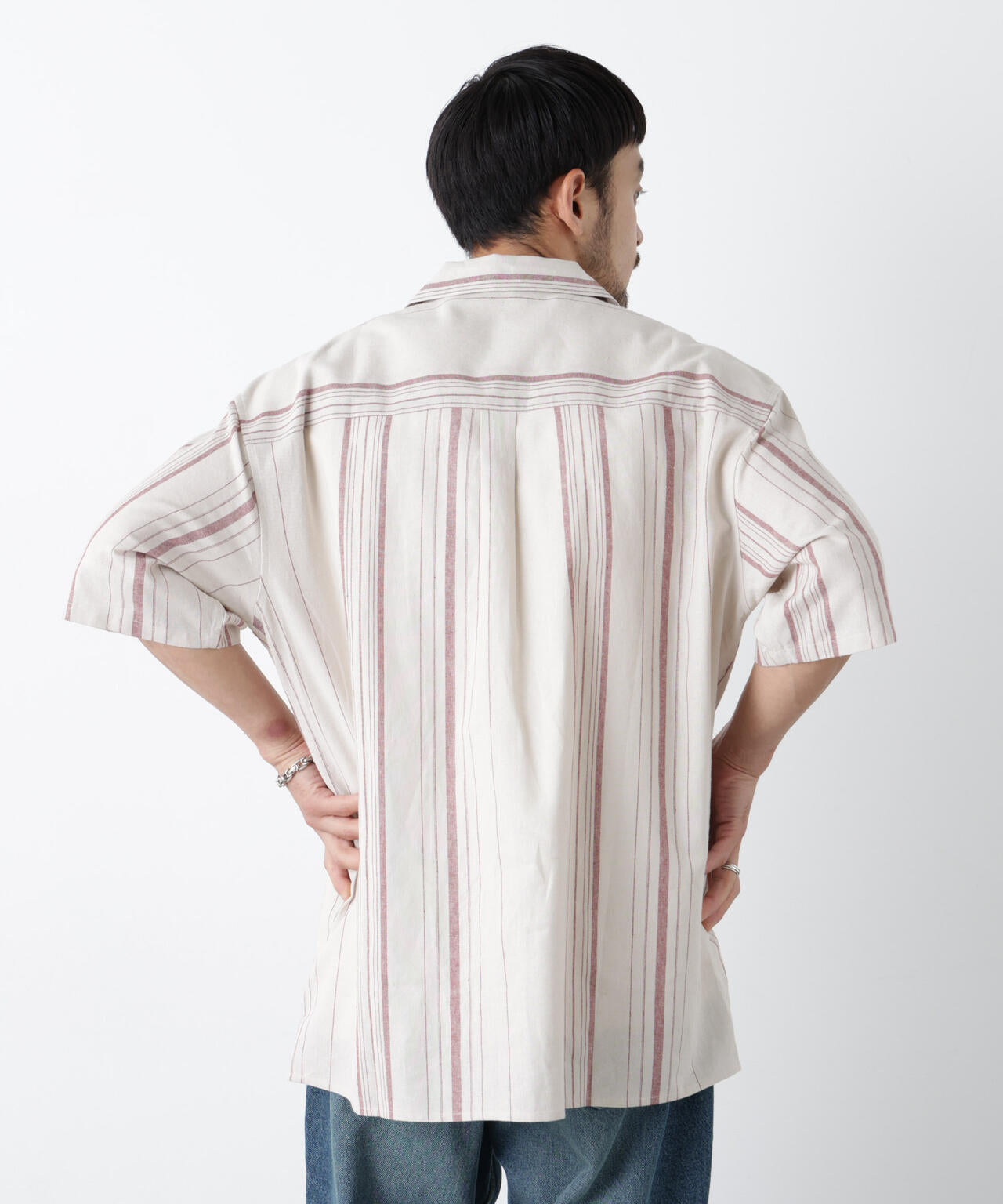 ｢FRENCH LINEN｣ フライフロント半袖シャツ 6686121201