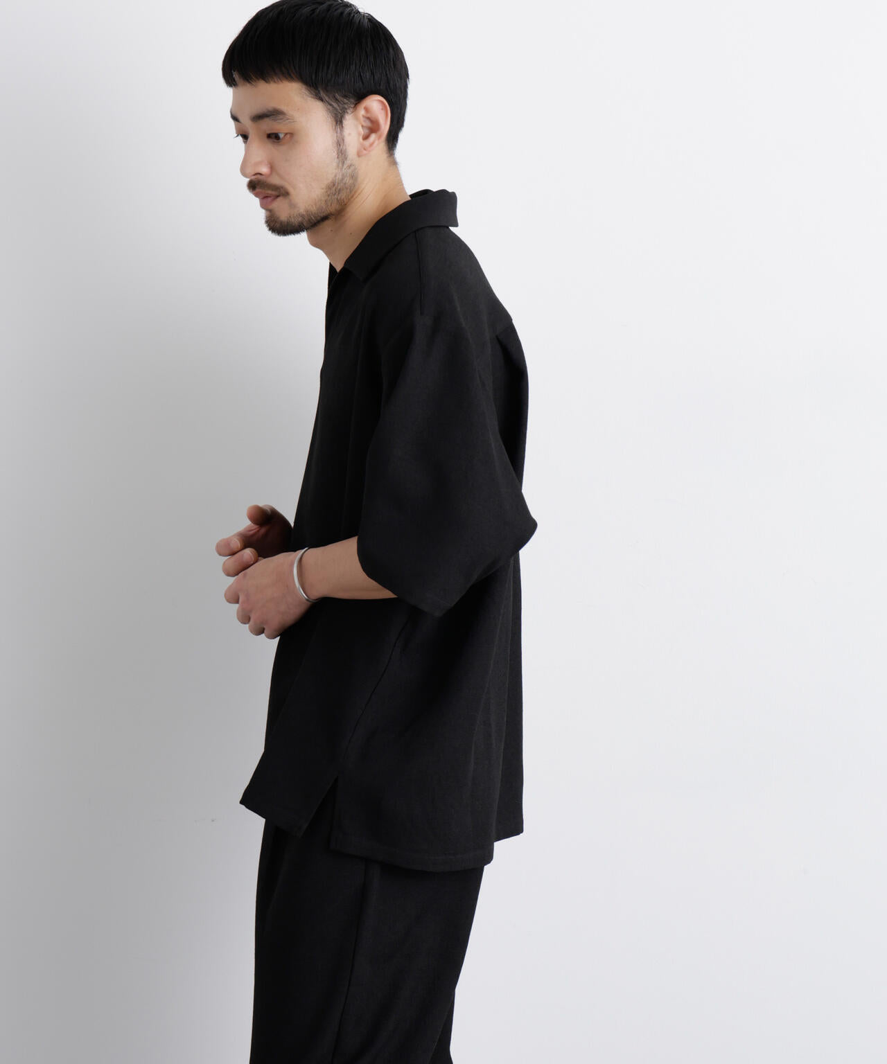 「Meaningful Continuity」coveross(R) EOS ポリエステルブッチャースキッパーシャツ 6686121204