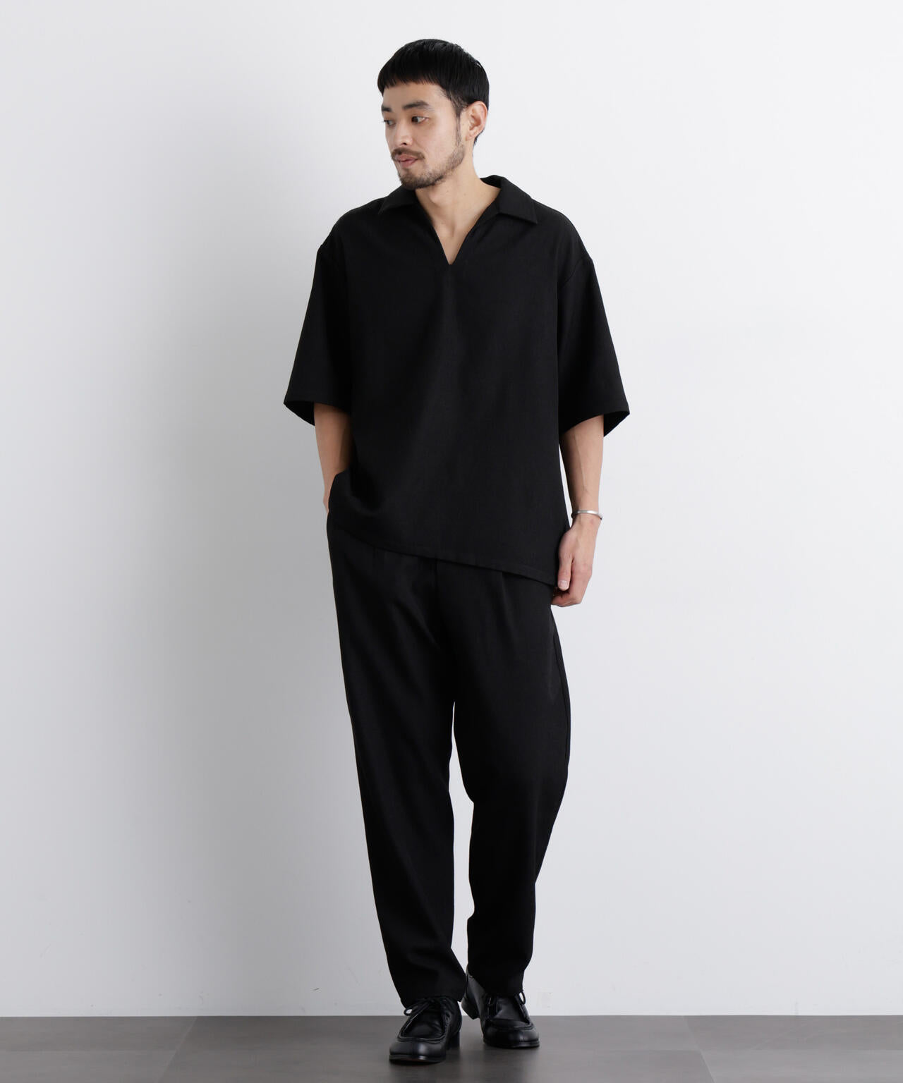 「Meaningful Continuity」coveross(R) EOS ポリエステルブッチャースキッパーシャツ 6686121204