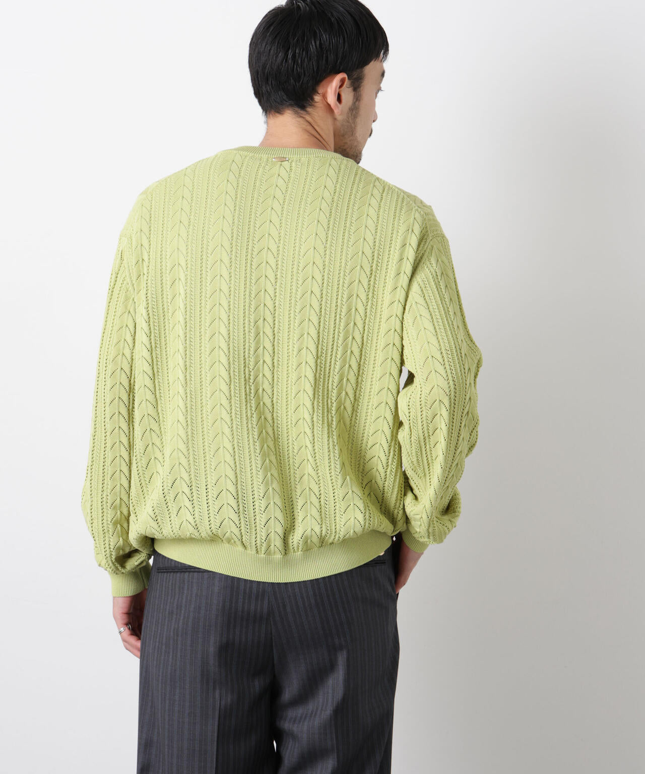 ｢ASSEMBLANC｣コードヤーンシアーケーブルニット 6686122201