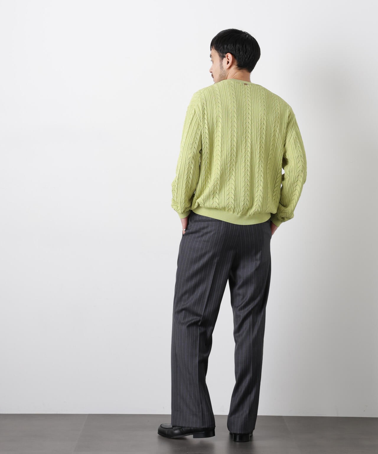 ｢ASSEMBLANC｣コードヤーンシアーケーブルニット 6686122201