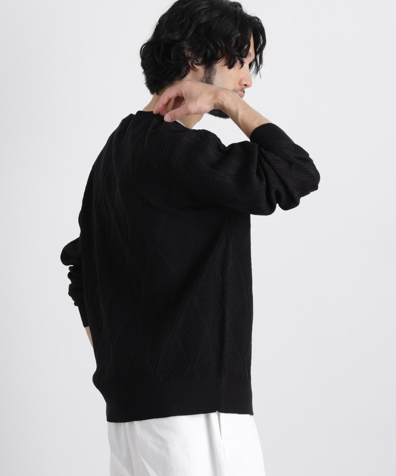 ハイツイストテクスチャーニット 6686122202