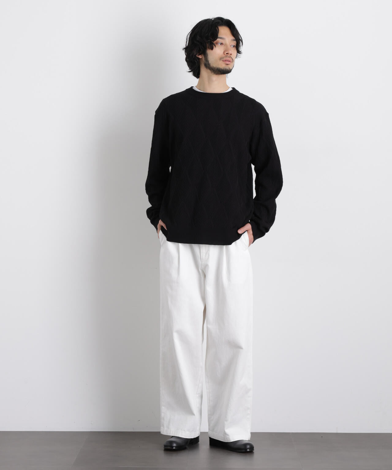 ハイツイストテクスチャーニット 6686122202