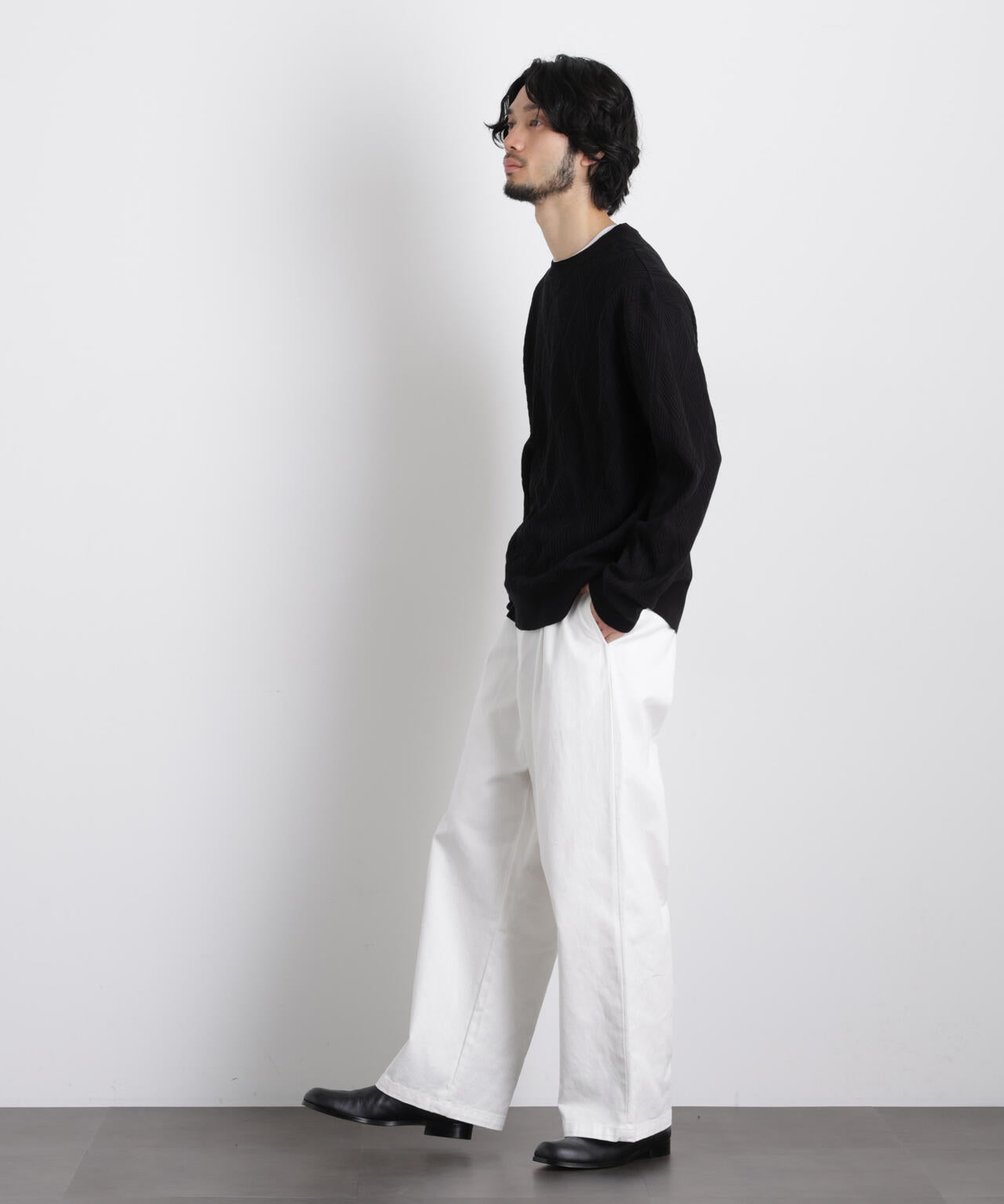 ハイツイストテクスチャーニット 6686122202