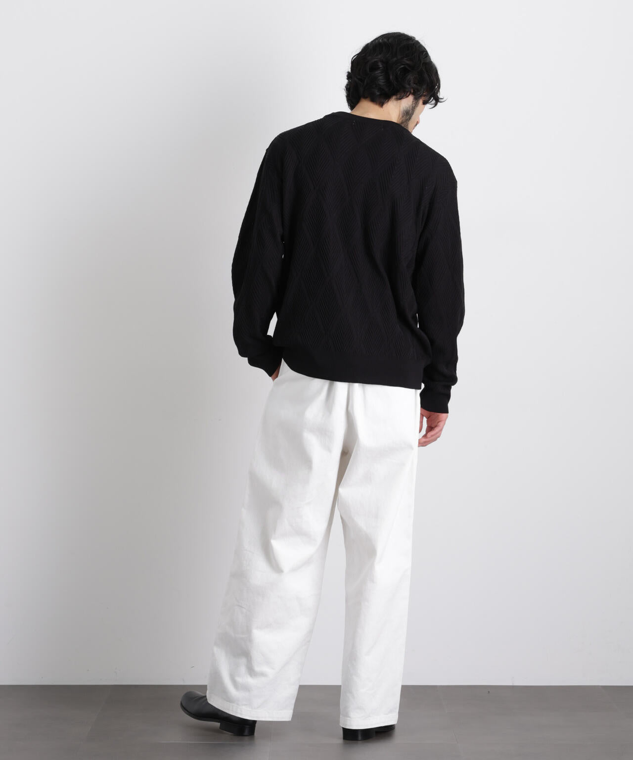 ハイツイストテクスチャーニット 6686122202