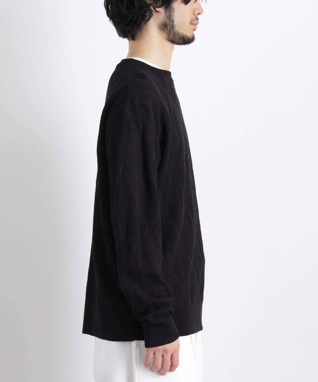 ハイツイストテクスチャーニット 6686122202