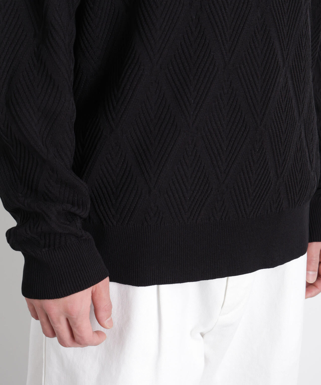 ハイツイストテクスチャーニット 6686122202