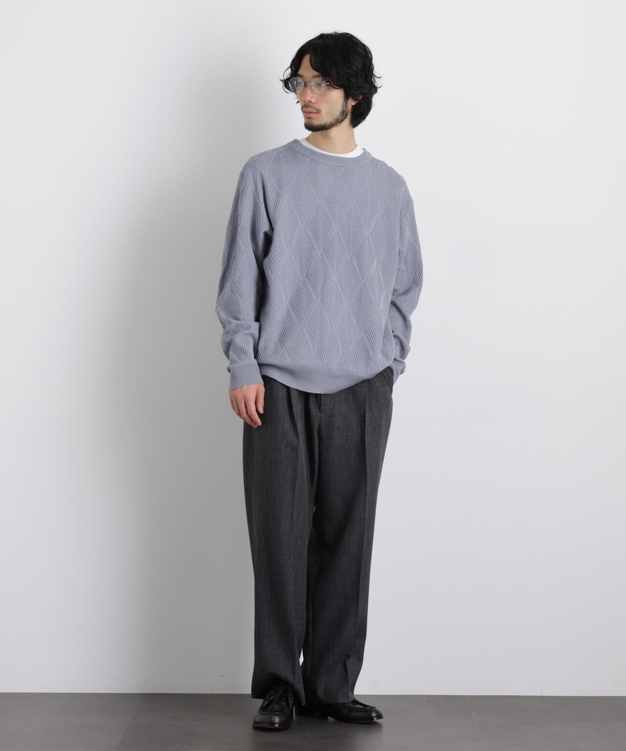 ハイツイストテクスチャーニット 6686122202