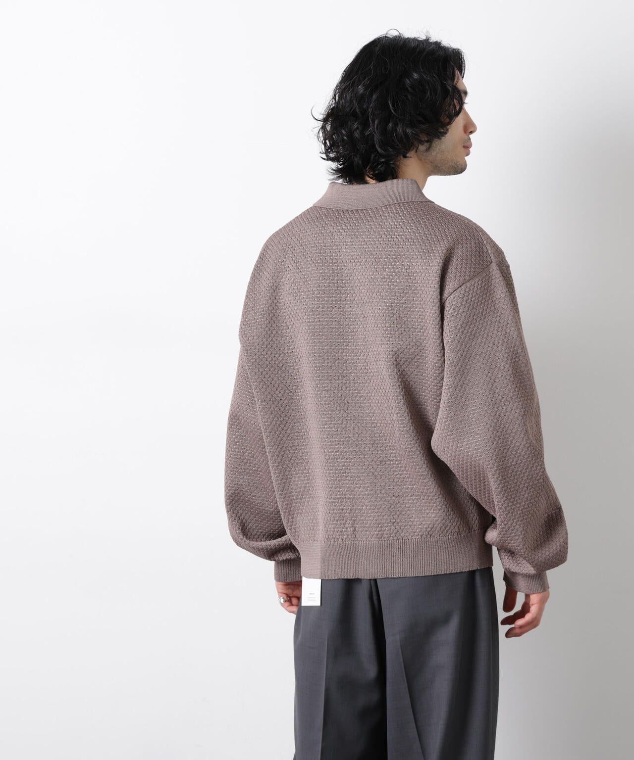 ギマポロカラーニットジャケット 6686122204