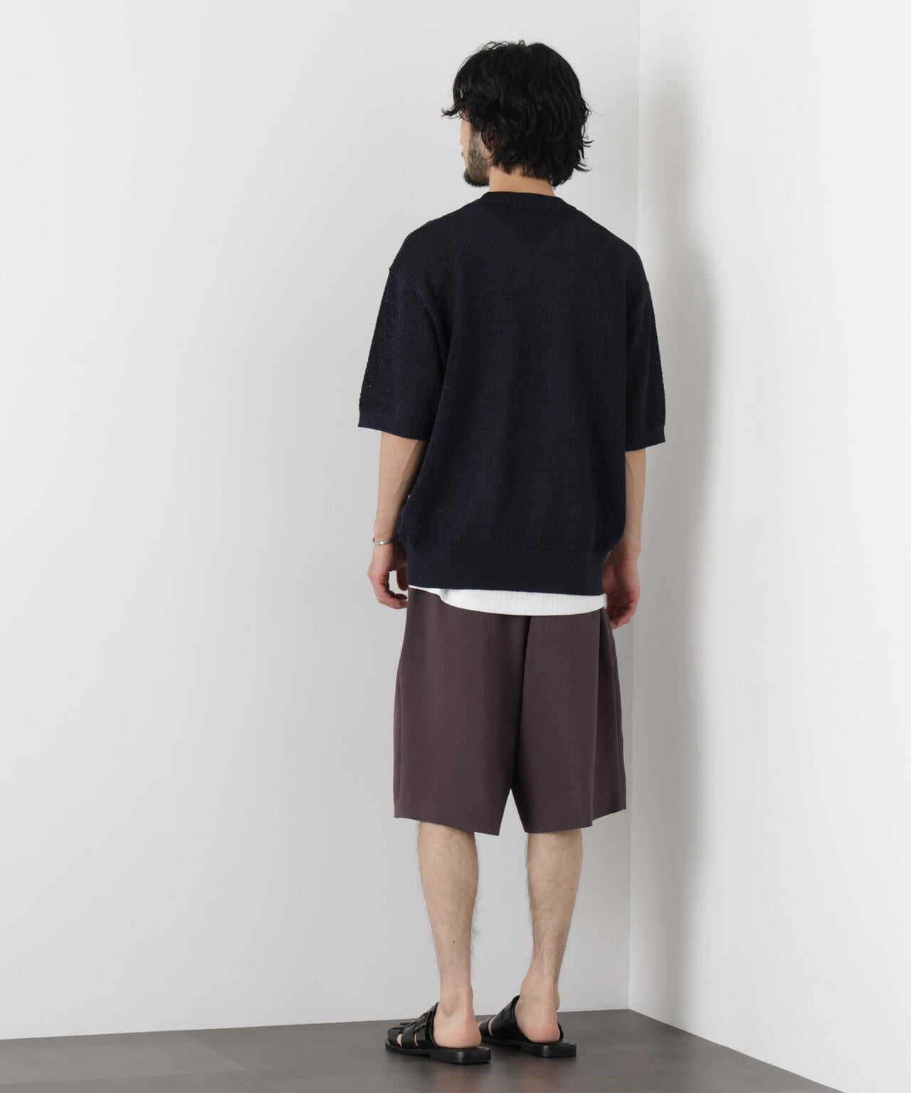 ギマクルーネック ニットTシャツ 6686122207