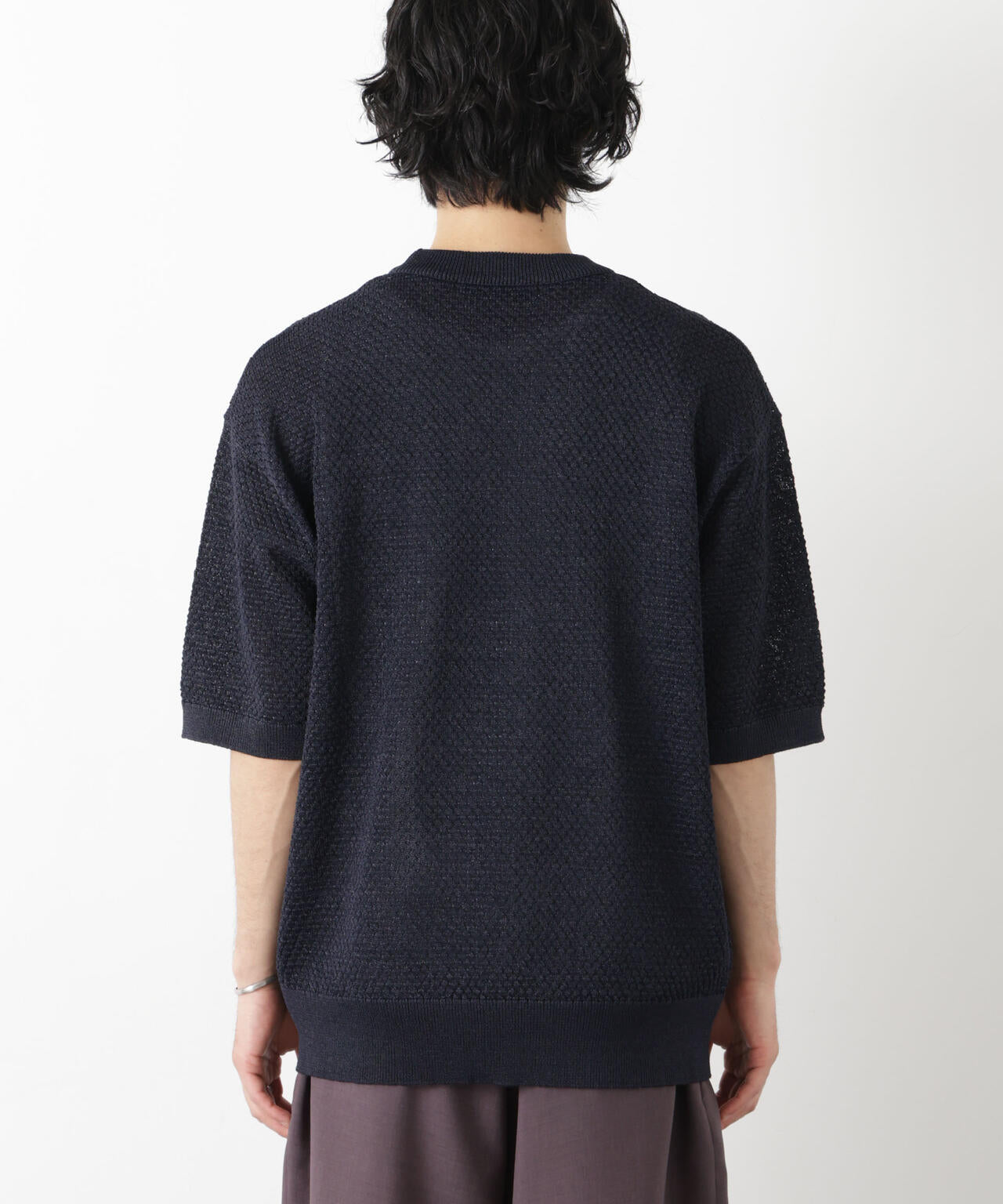 ギマクルーネック ニットTシャツ 6686122207