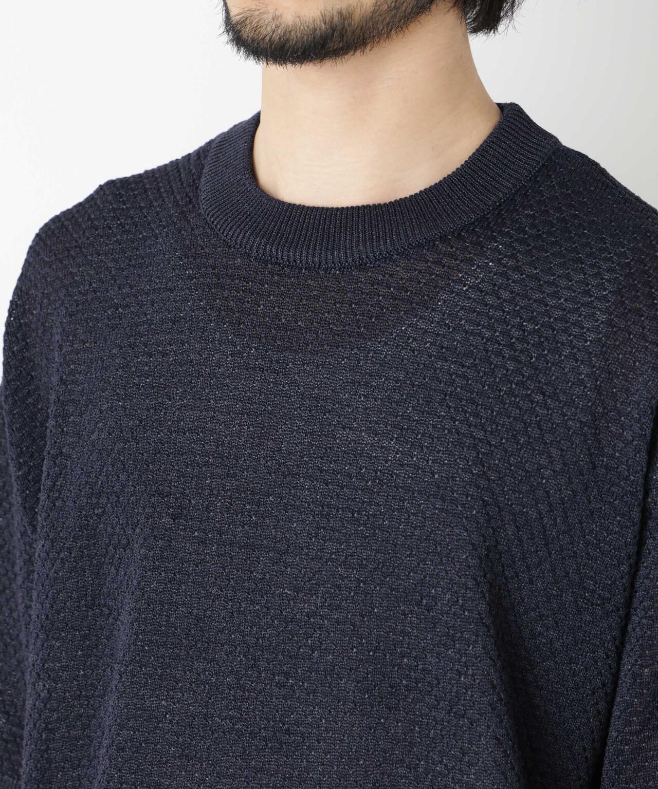 ギマクルーネック ニットTシャツ 6686122207