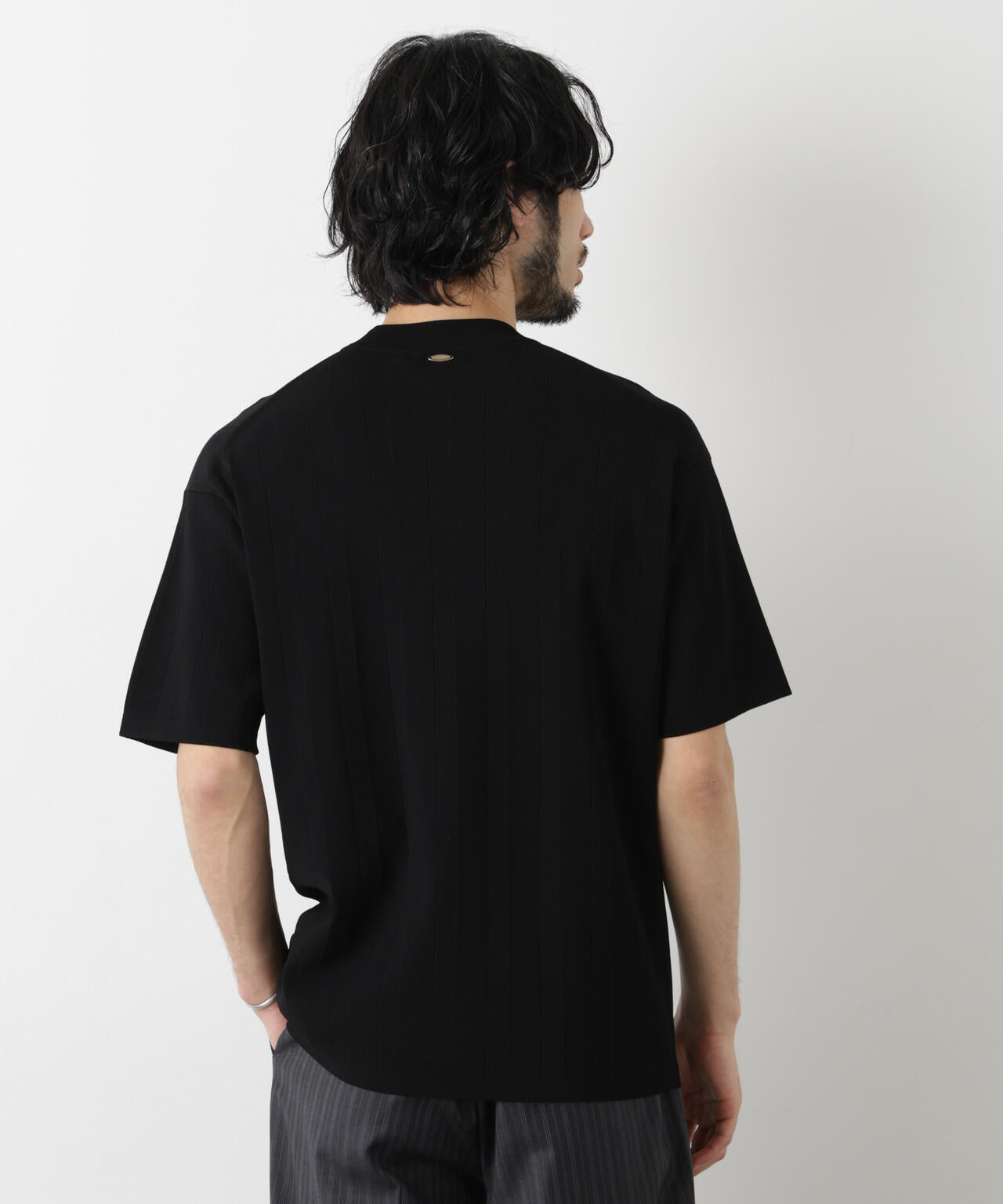 ｢ASSEMBLANC｣ 針抜きクルーネックニット 6686122208