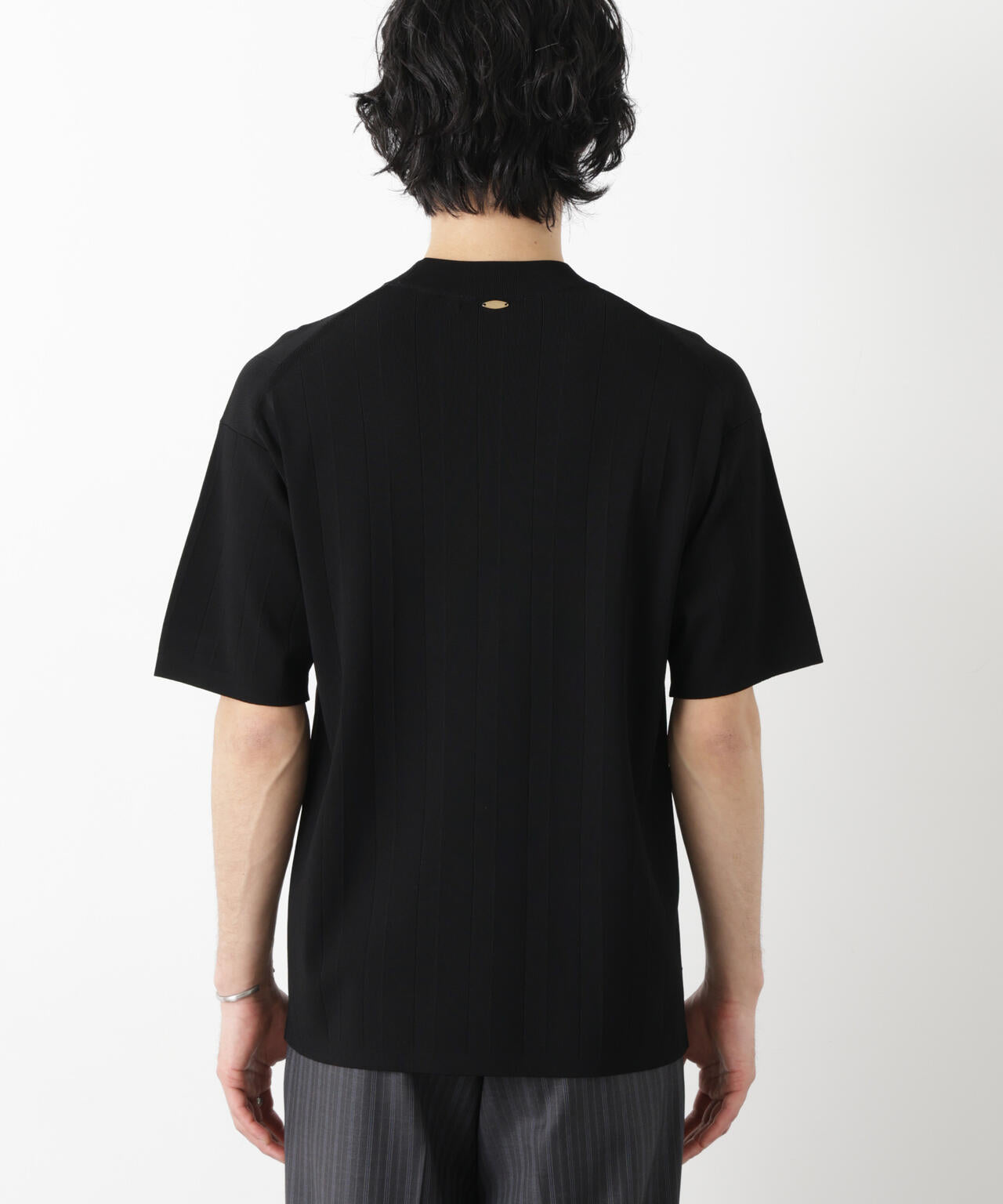 ｢ASSEMBLANC｣ 針抜きクルーネックニット 6686122208