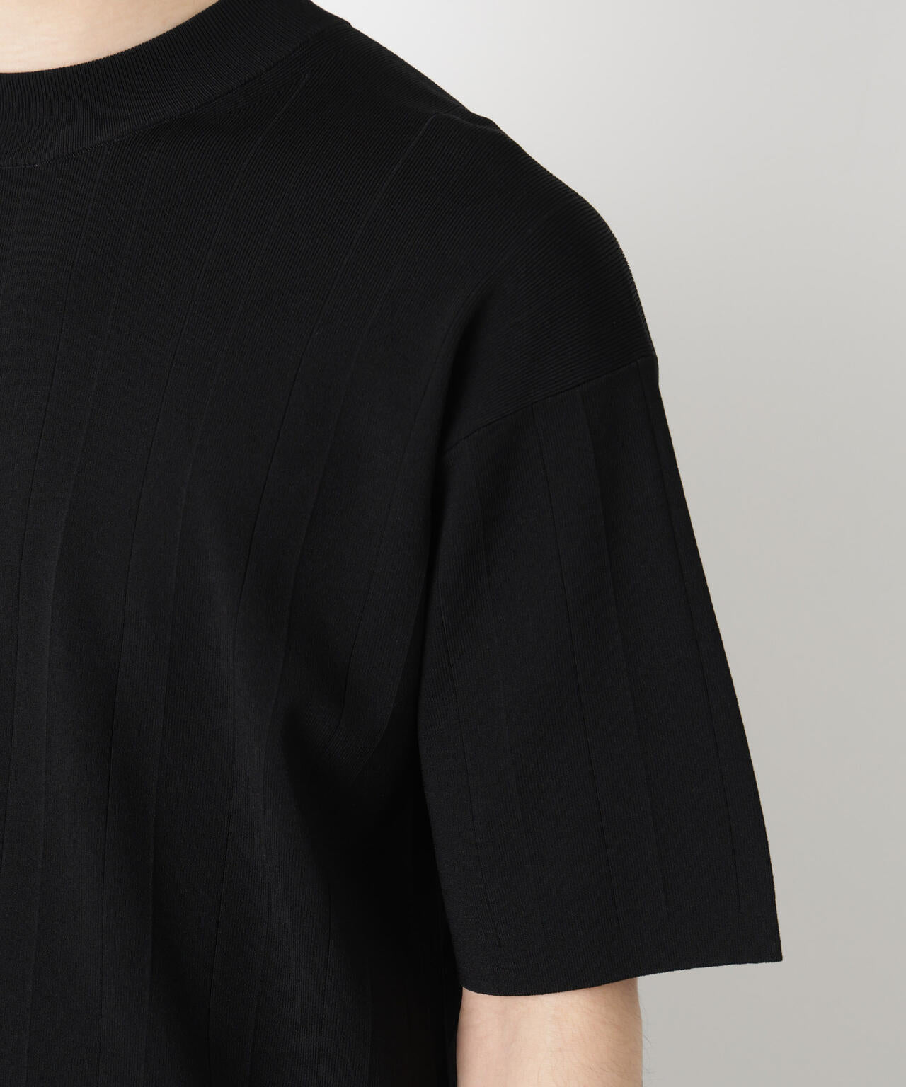 ｢ASSEMBLANC｣ 針抜きクルーネックニット 6686122208