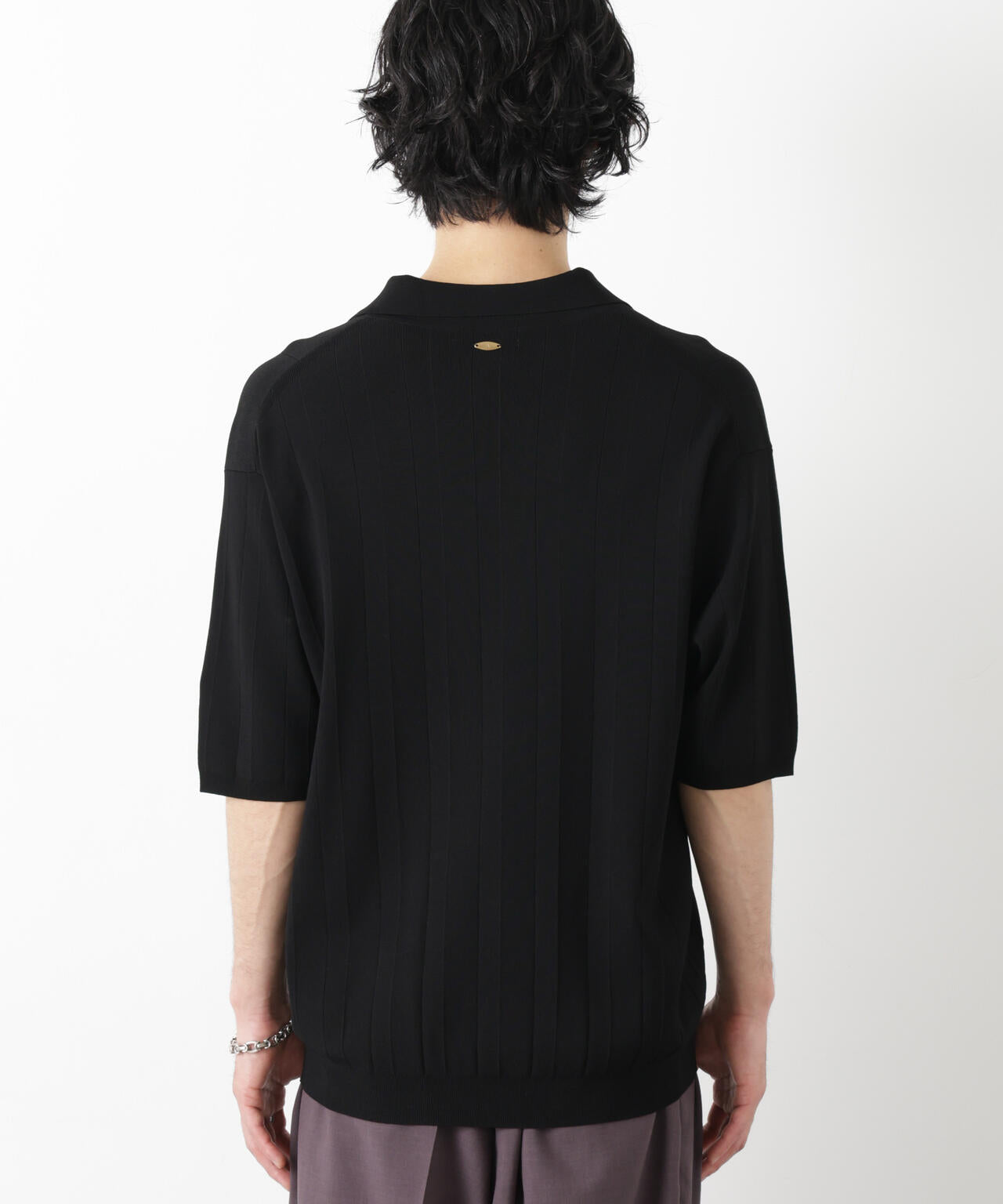 ｢ASSEMBLANC｣ 針抜きスキッパーポロ 6686122209