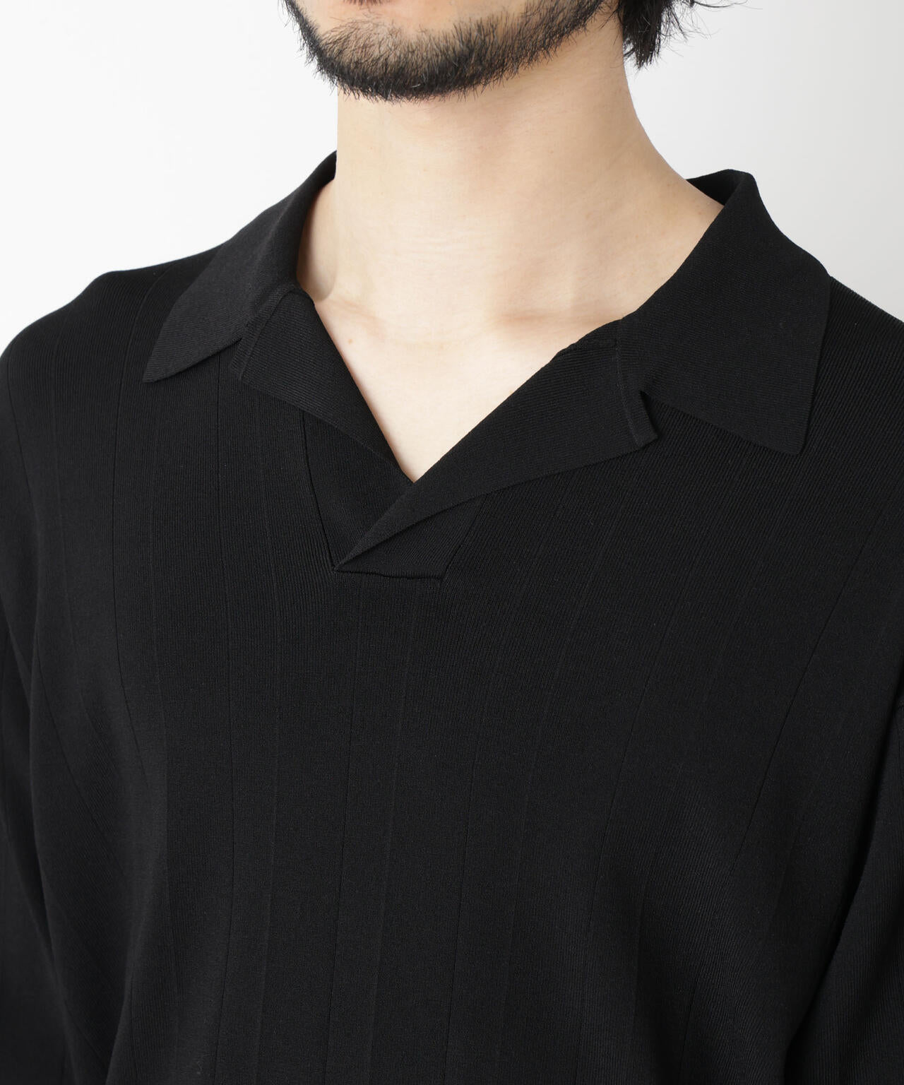 ｢ASSEMBLANC｣ 針抜きスキッパーポロ 6686122209