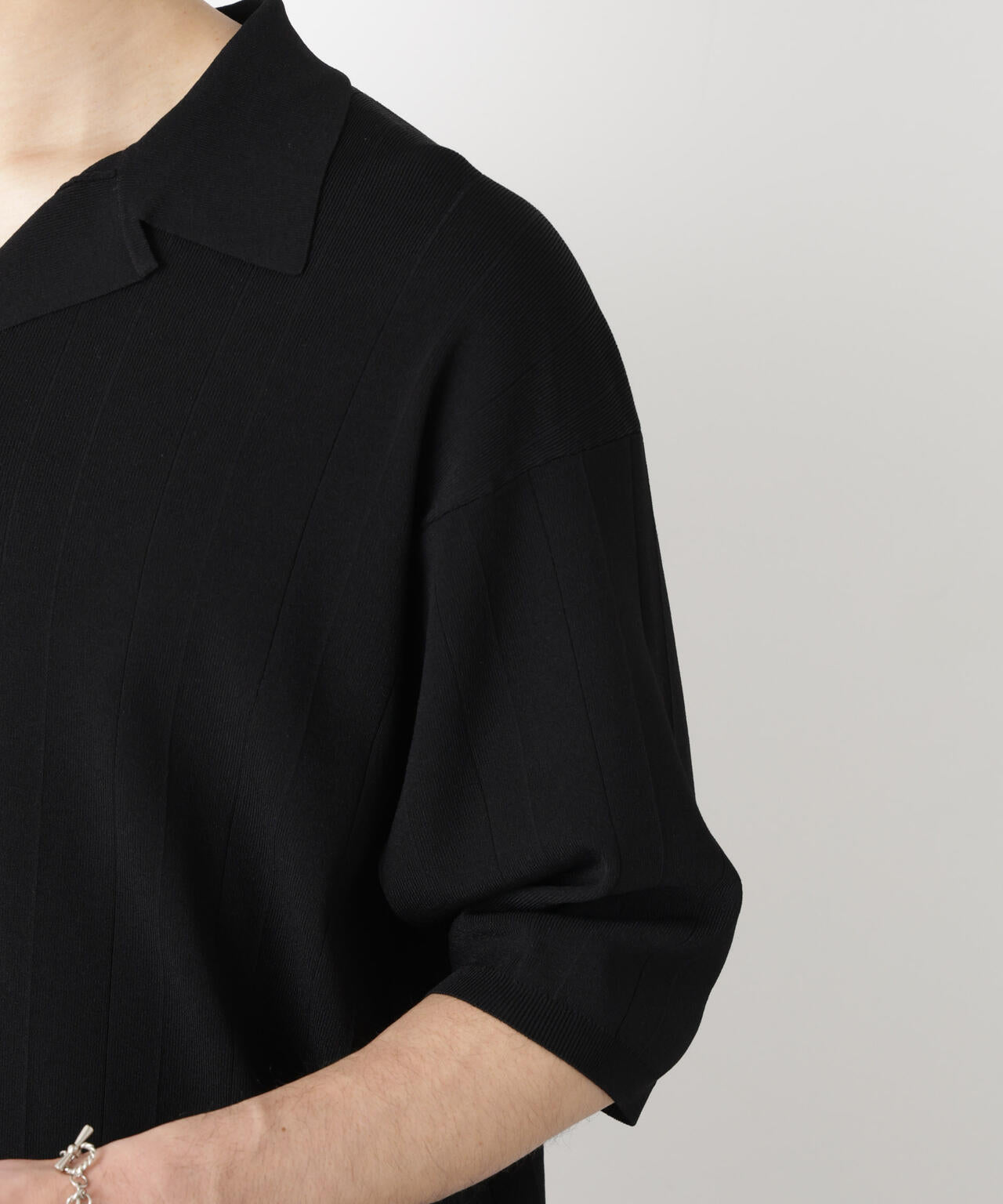 ｢ASSEMBLANC｣ 針抜きスキッパーポロ 6686122209