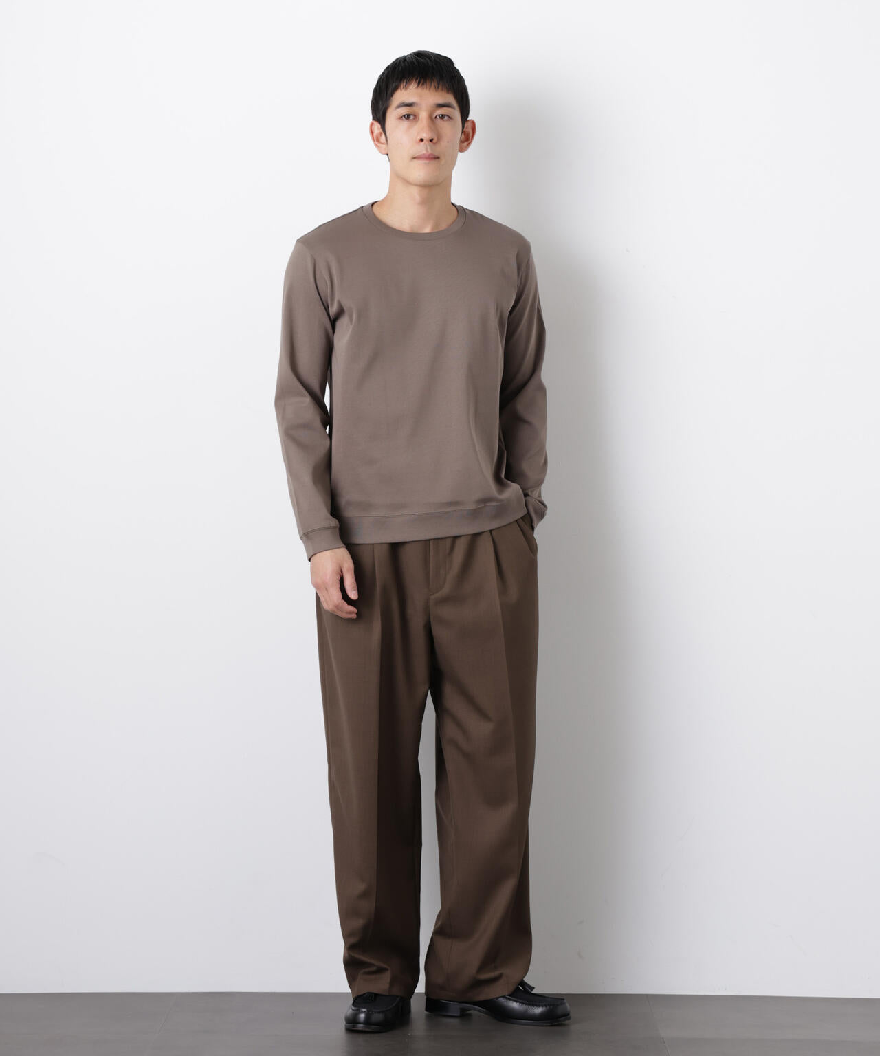 「FORMAL JERSEY」クルーネックカットソー長袖 6686123201