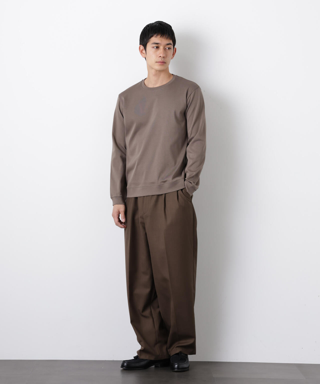 FORMAL JERSEY」クルーネックカットソー長袖