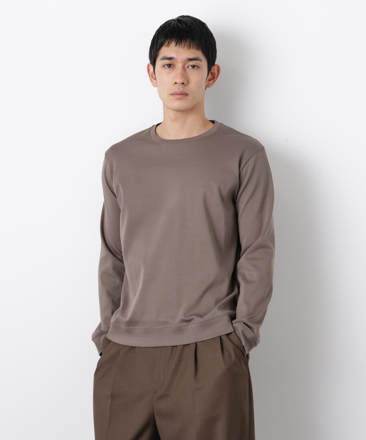FORMAL JERSEY」クルーネックカットソー長袖
