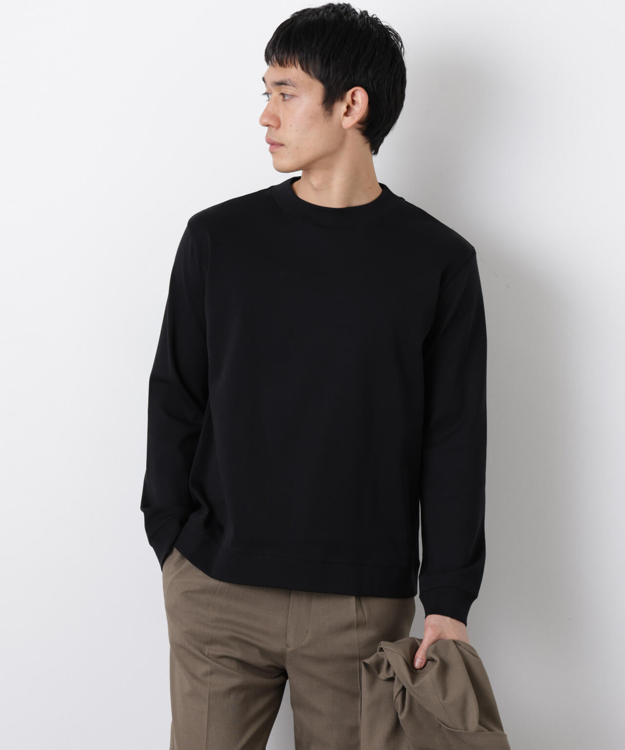 「FORMAL JERSEY」モックネックカットソー長袖 6686123202