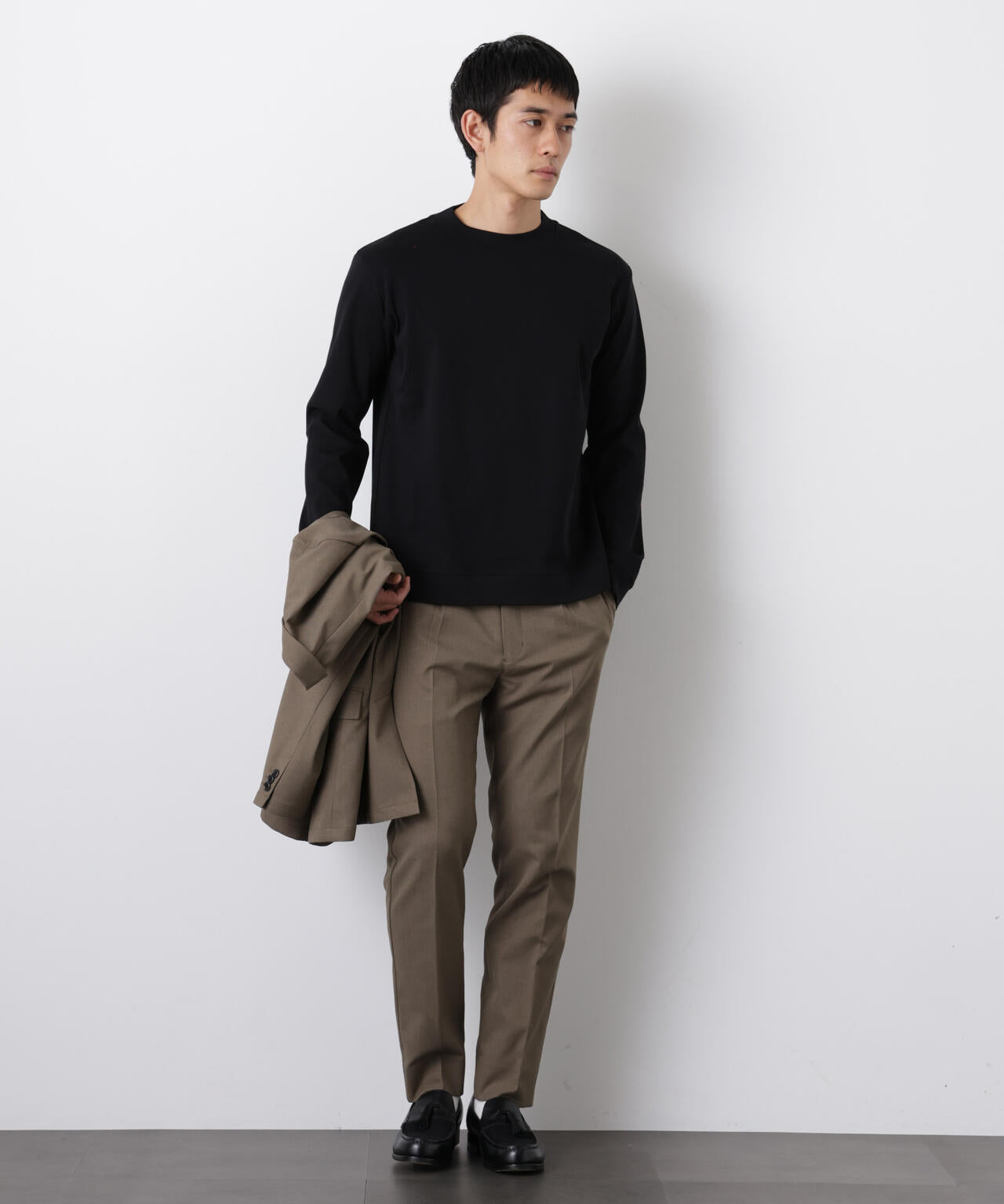 「FORMAL JERSEY」モックネックカットソー長袖 6686123202