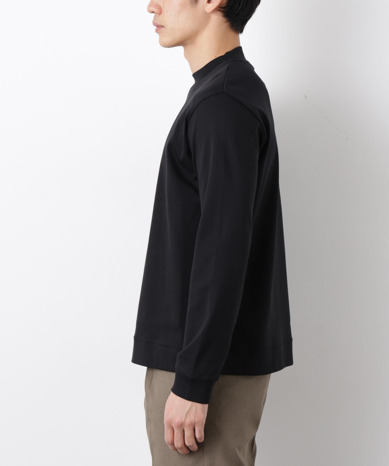 FORMAL JERSEY」モックネックカットソー長袖