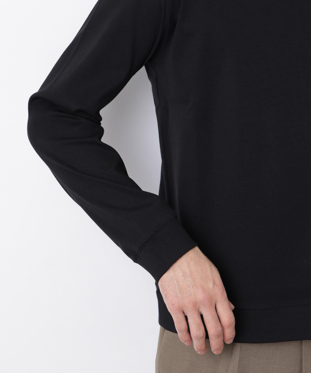 「FORMAL JERSEY」モックネックカットソー長袖 6686123202