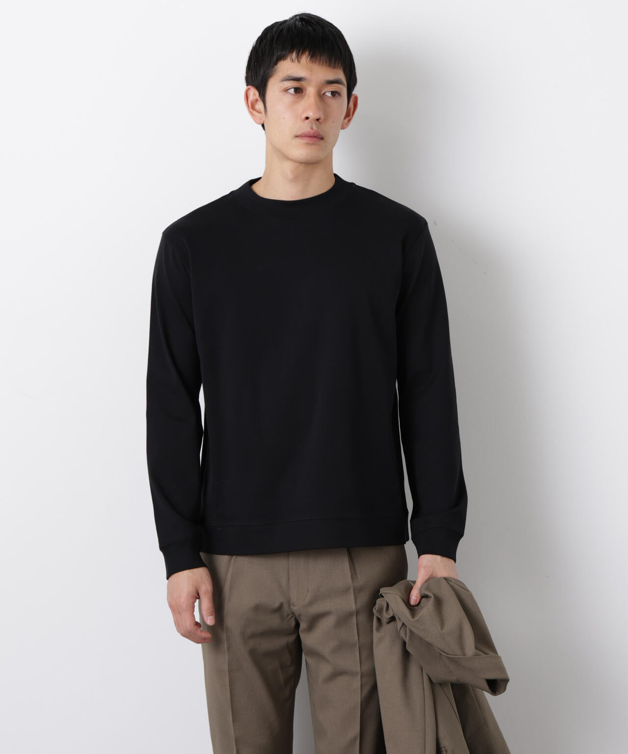 FORMAL JERSEY」モックネックカットソー長袖