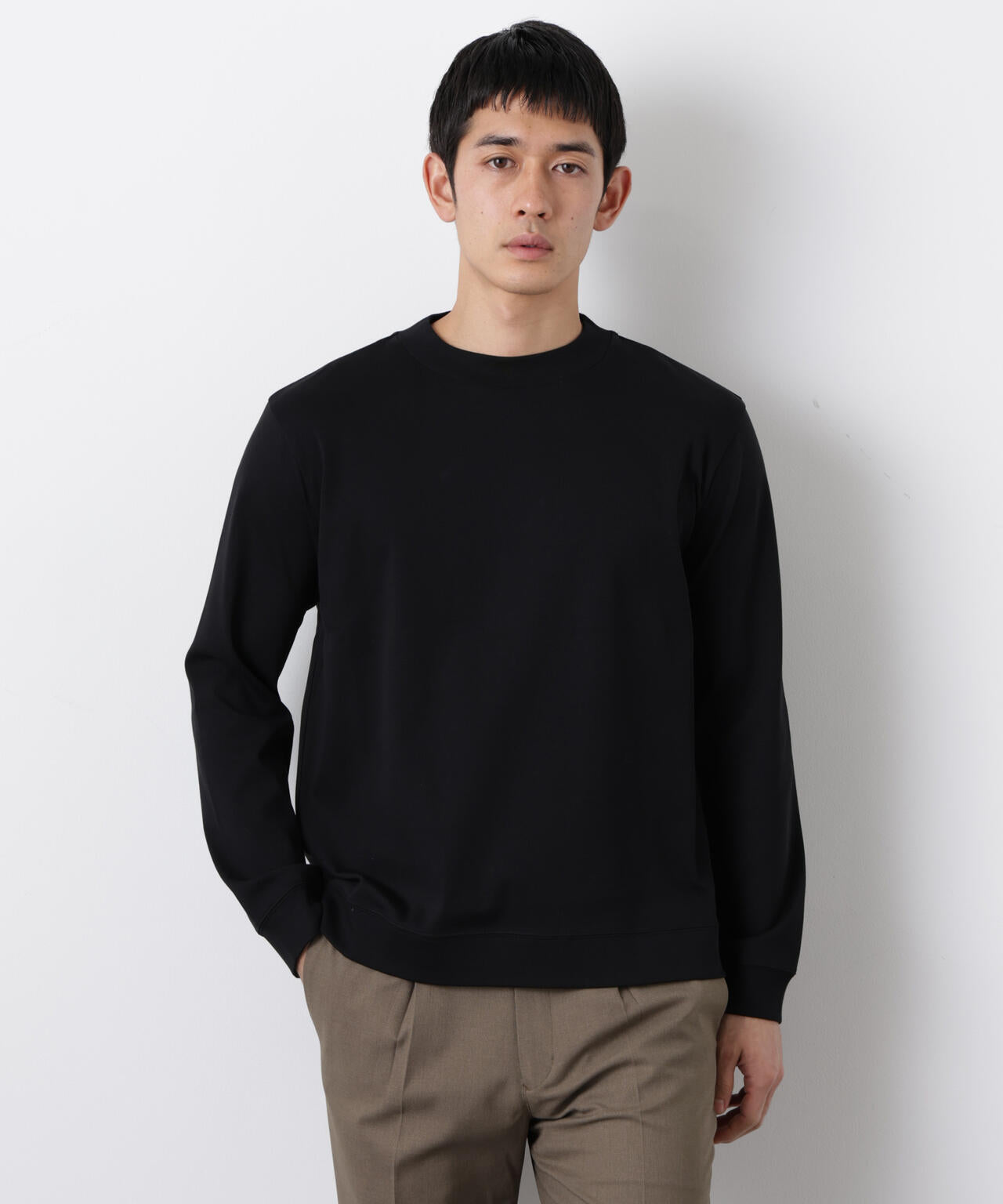 FORMAL JERSEY」モックネックカットソー長袖
