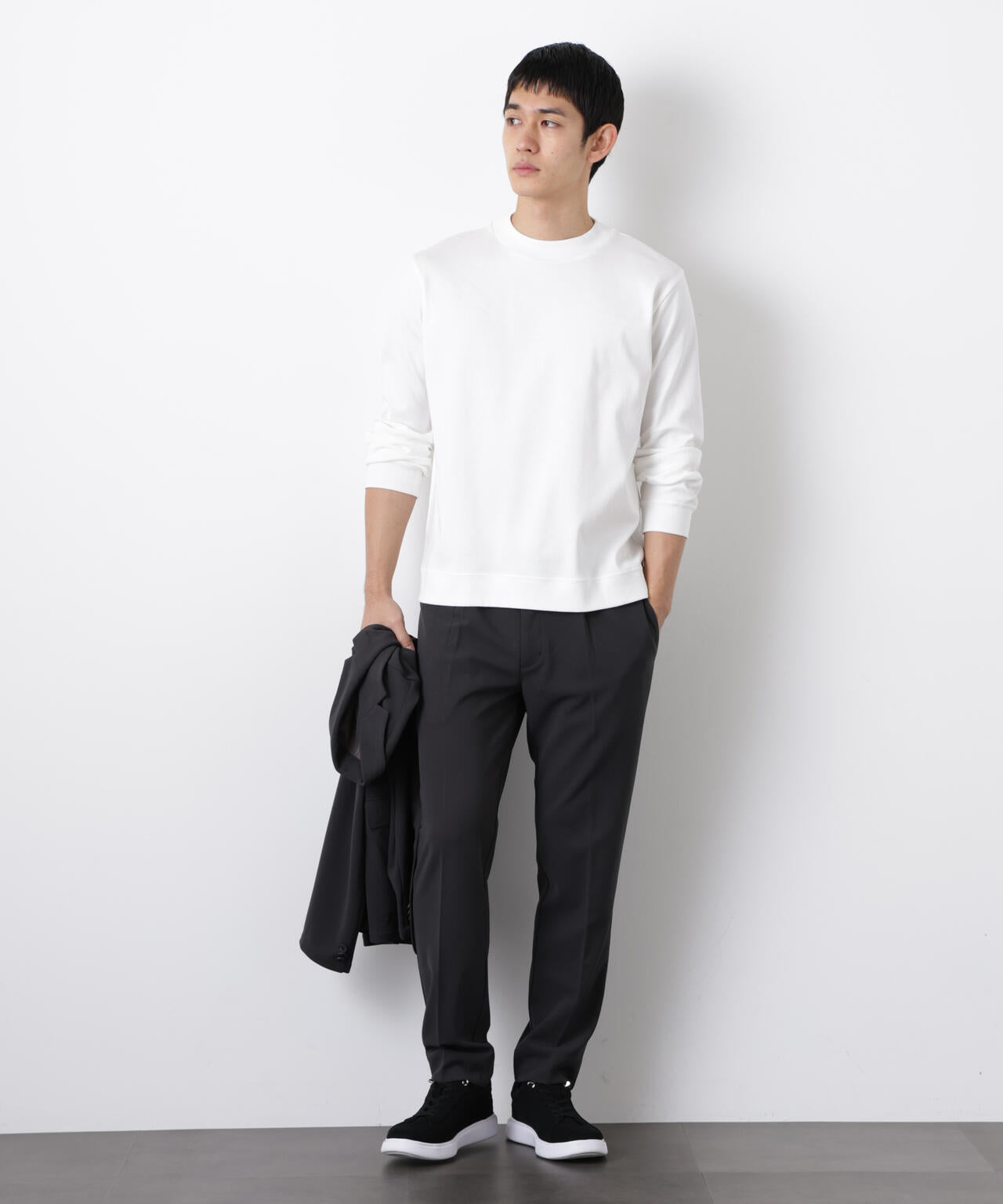 「FORMAL JERSEY」モックネックカットソー長袖 6686123202