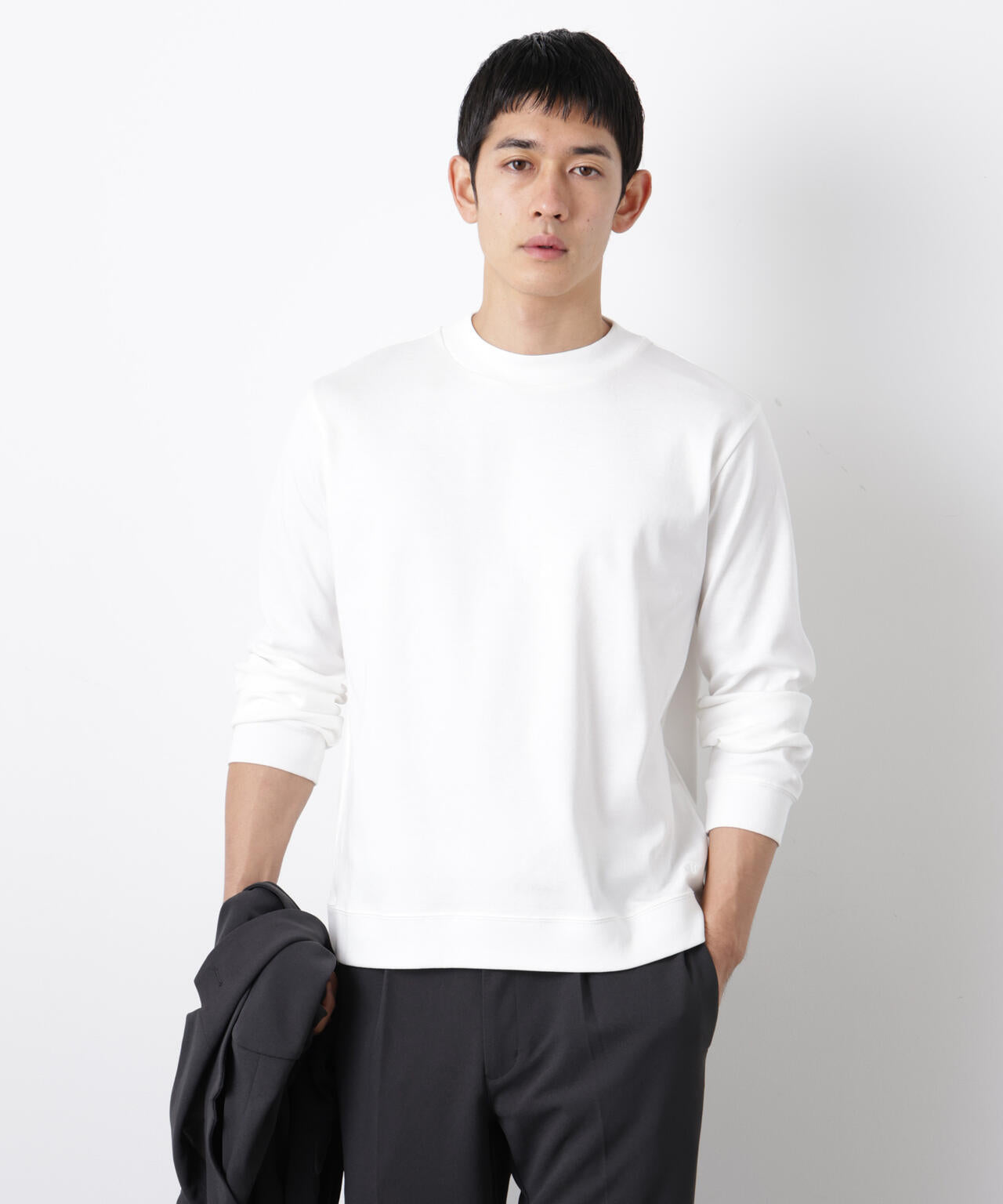 FORMAL JERSEY」モックネックカットソー長袖