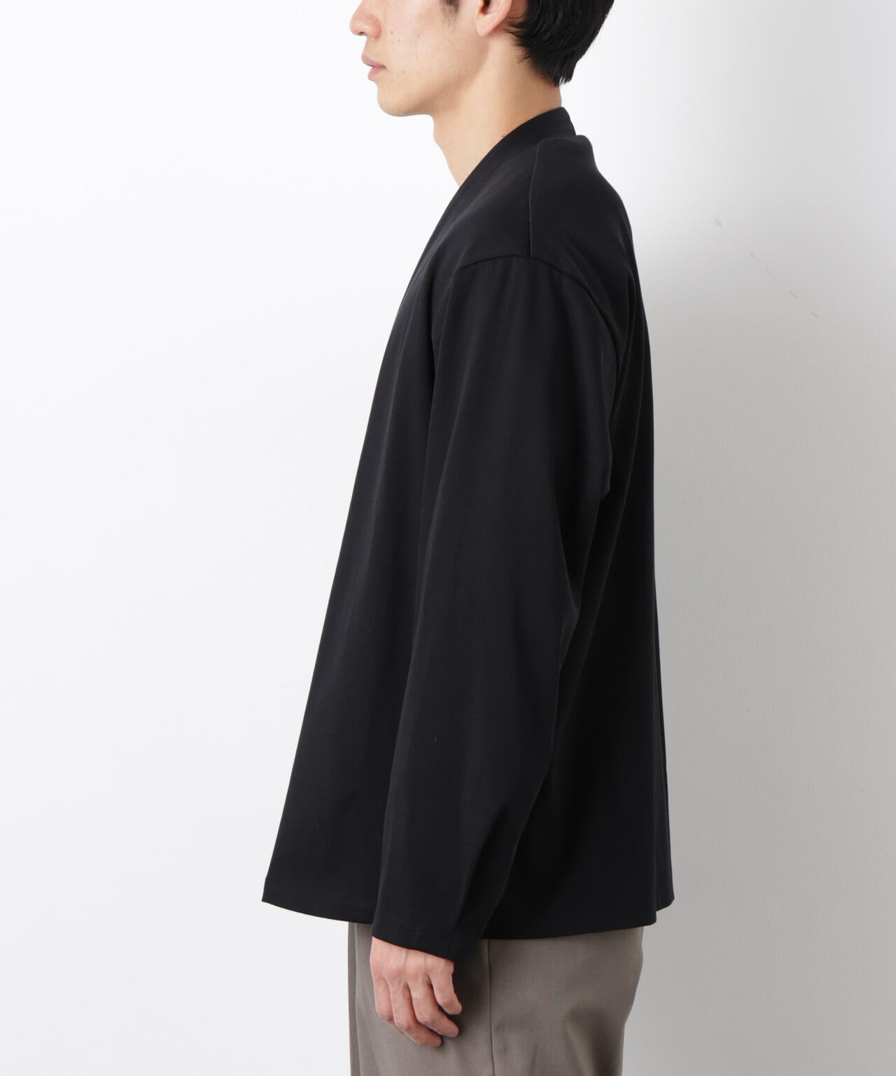 「FORMAL JERSEY」ノーカラーカーディガン 6686123203