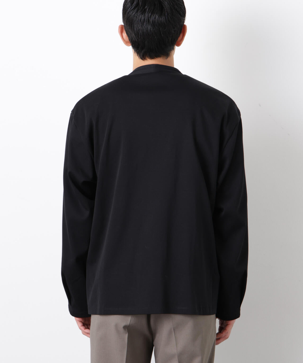 「FORMAL JERSEY」ノーカラーカーディガン 6686123203