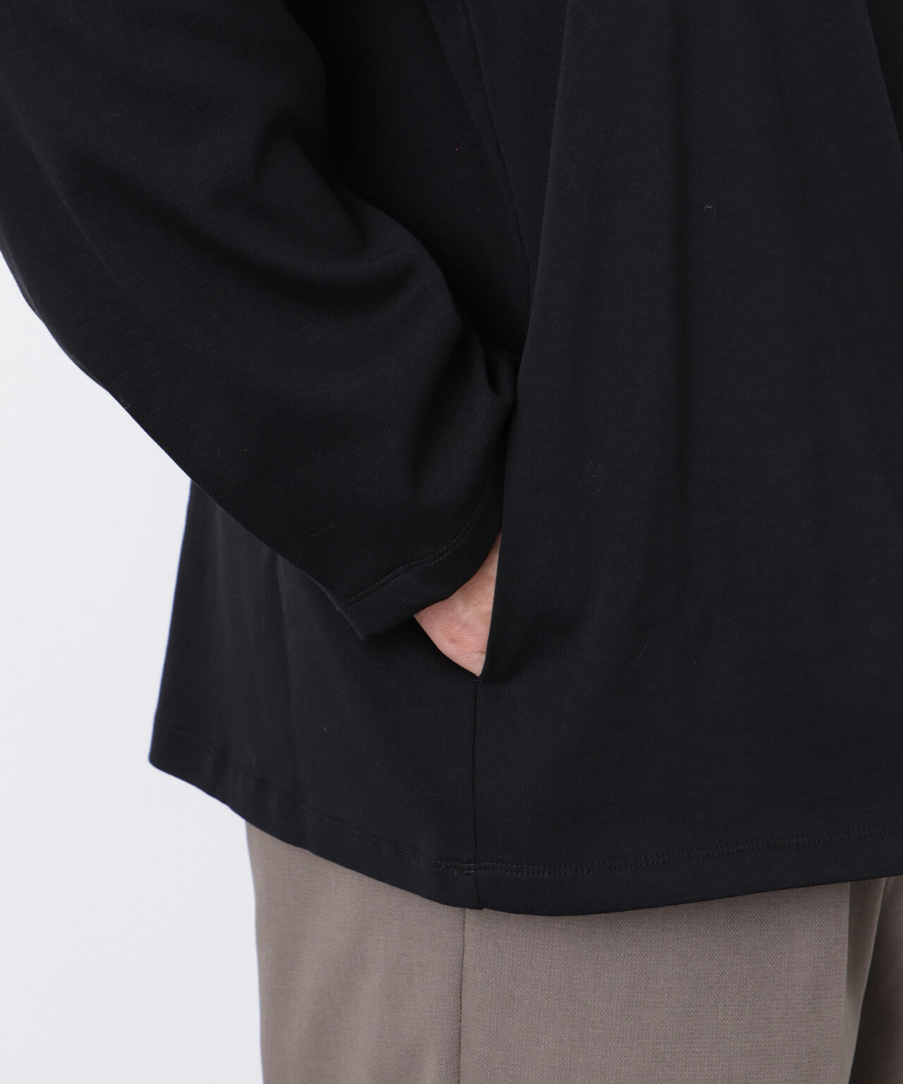 「FORMAL JERSEY」ノーカラーカーディガン 6686123203