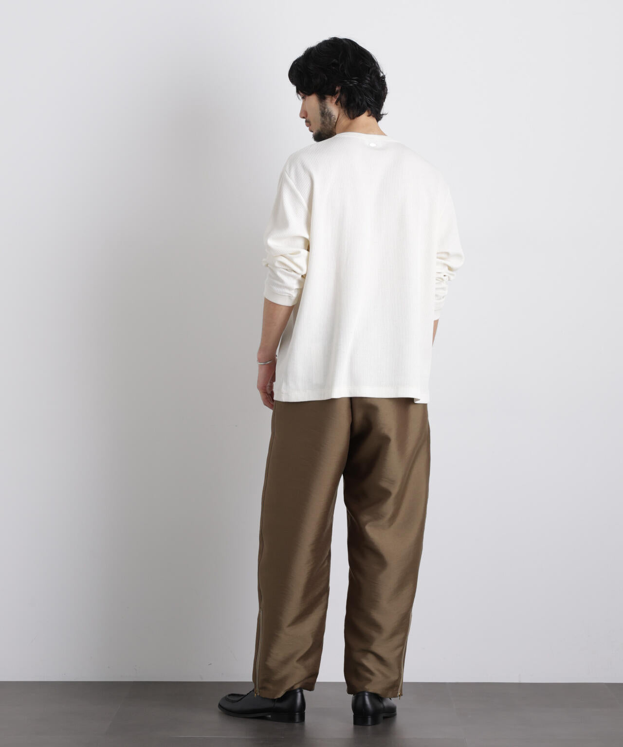 ｢ASSEMBLANC｣ ドロップニードルリブ ヘンリーネック 6686123210