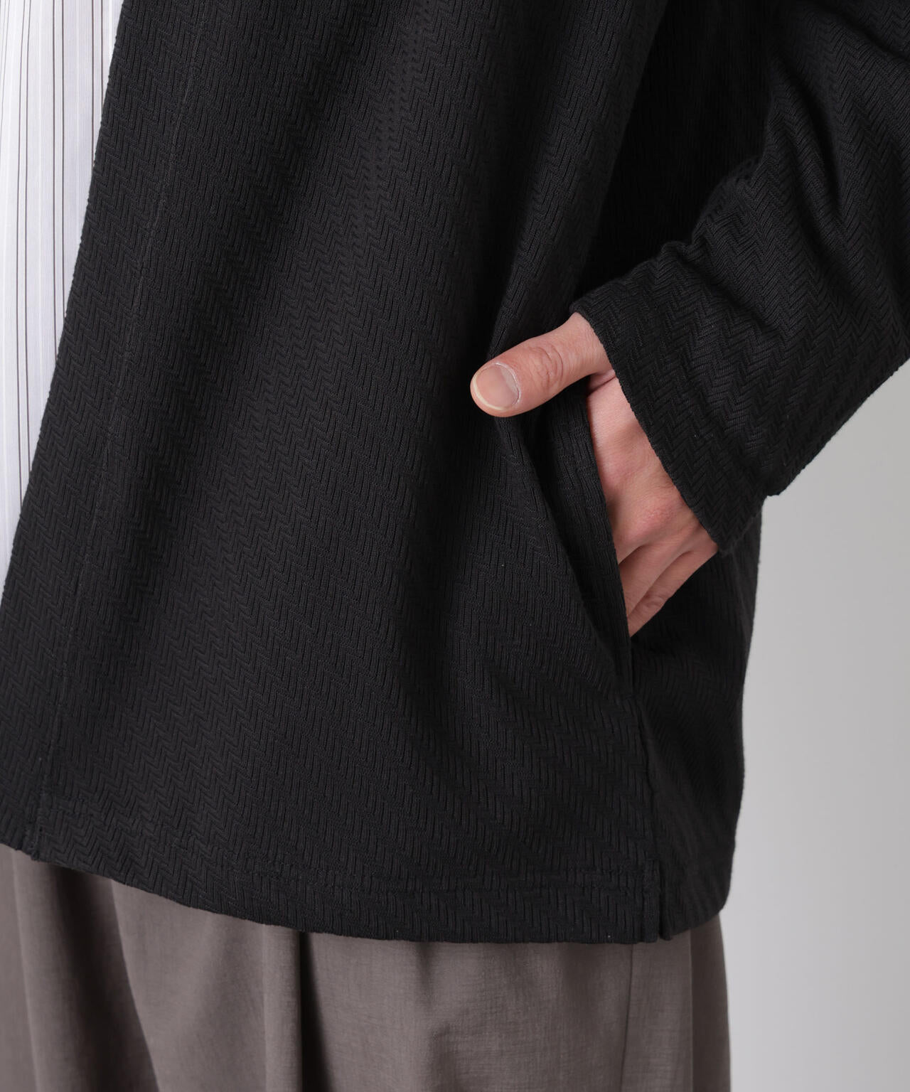 リンクスジャガードトッパーカーディガン 6686123211