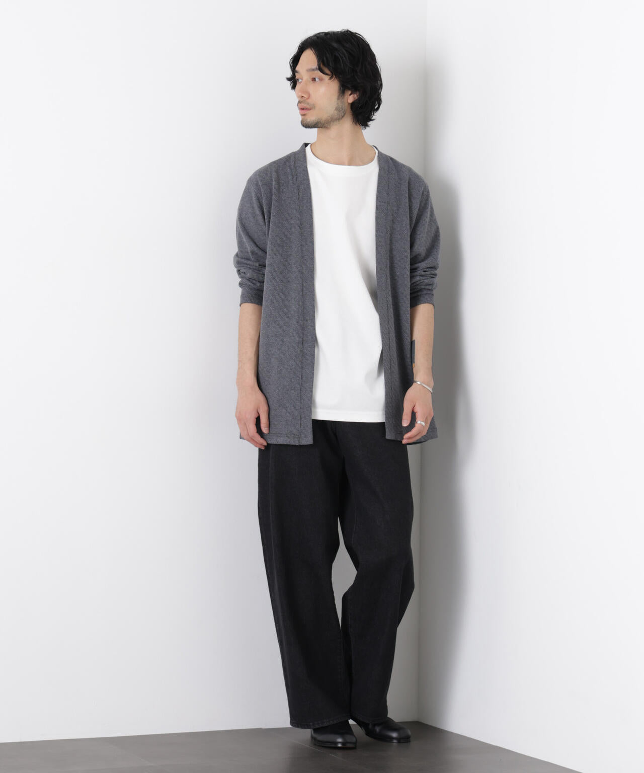 リンクスジャガードトッパーカーディガン 6686123211