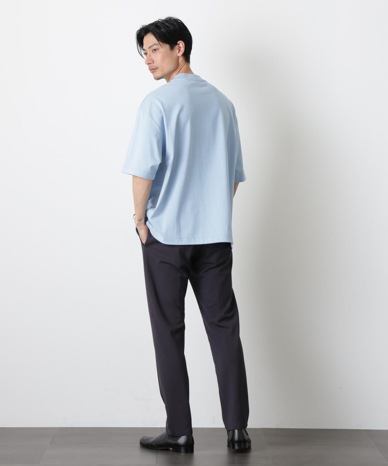 ソラーロワイドモックネックTシャツ 6686124203