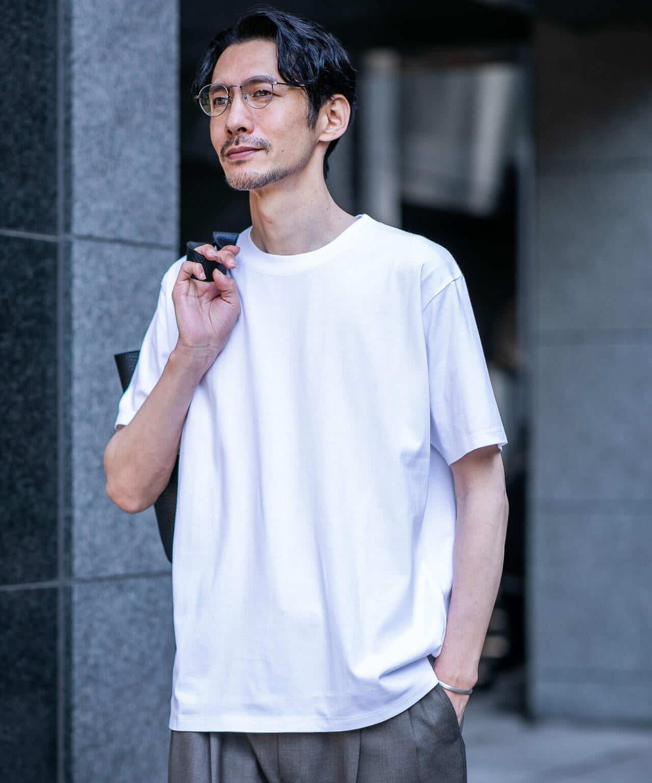 Anti Soaked(R) 汗染み防止 ライトウェイト 5.6oz ミドルシルエットTシャツ 6686124208