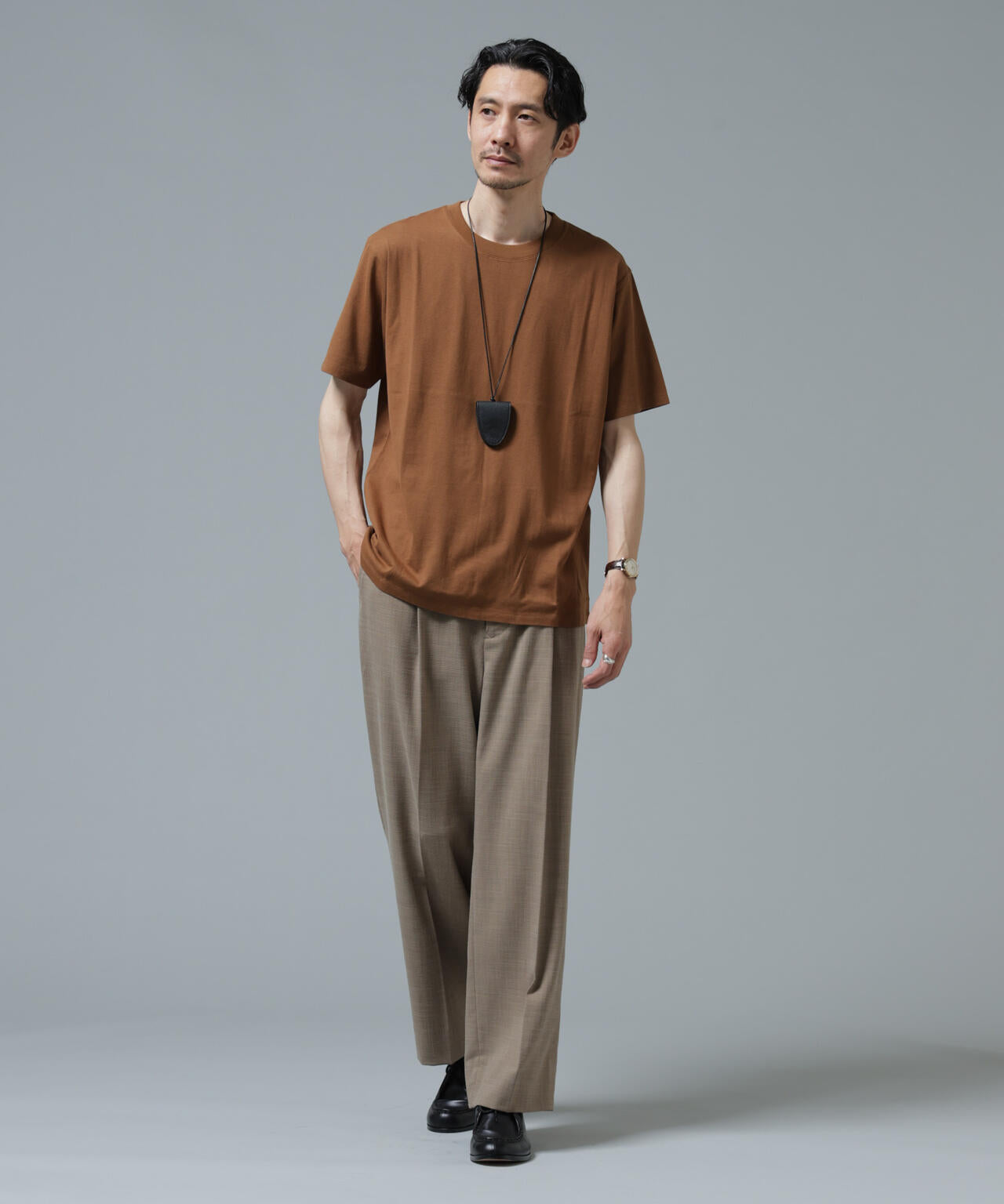 Anti Soaked(R) 汗染み防止 ライトウェイト 5.6oz ミドルシルエットTシャツ 6686124208