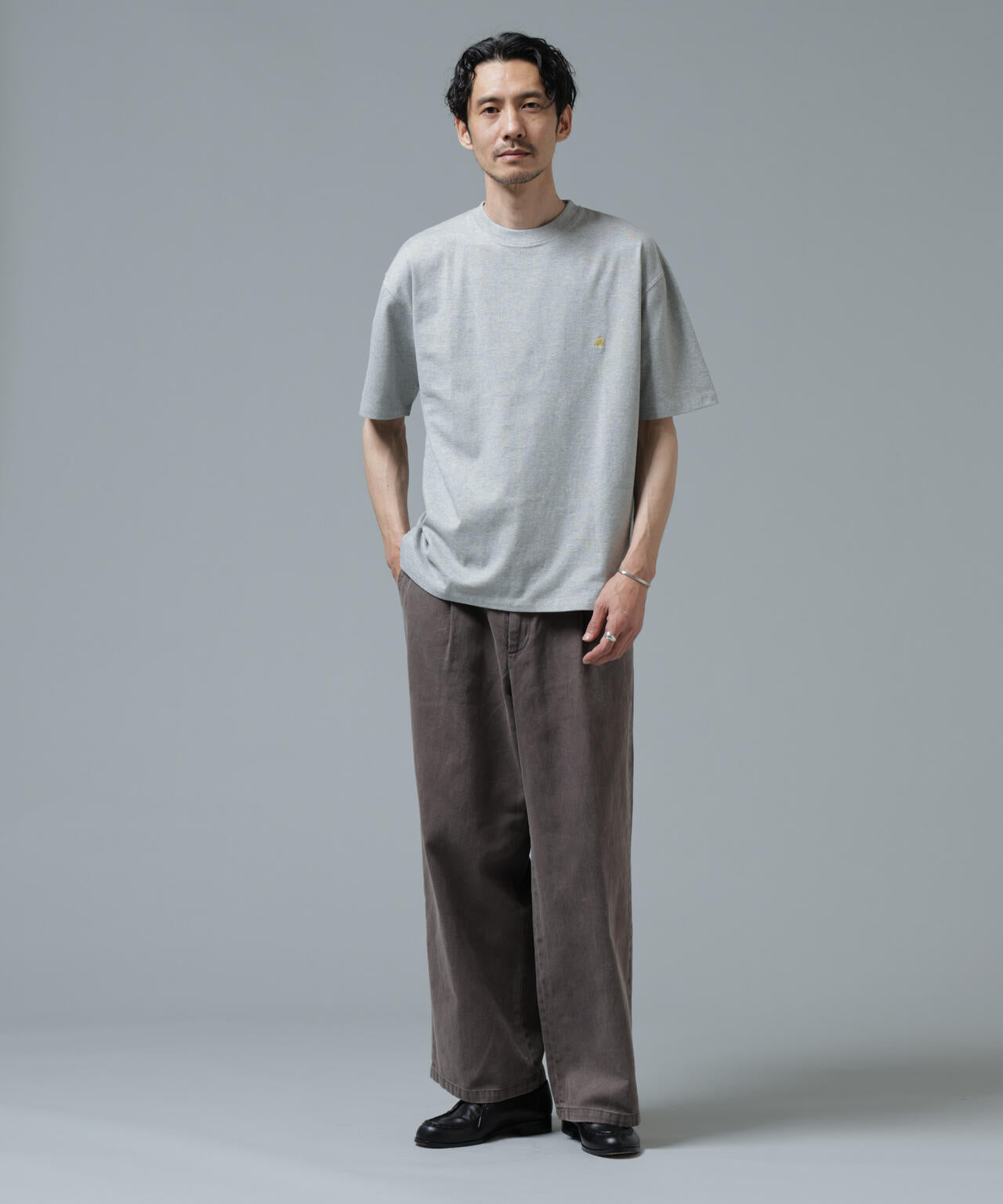Brooks Brothers別注」Anti Soaked(R) 汗染み防止 クルーネック ビッグ