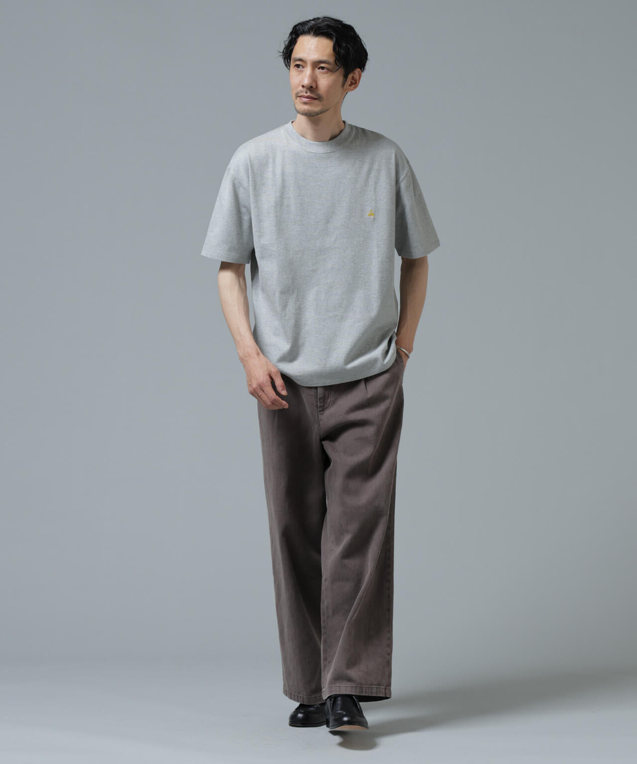 Brooks Brothers別注」Anti Soaked(R) 汗染み防止 クルーネック ビッグ