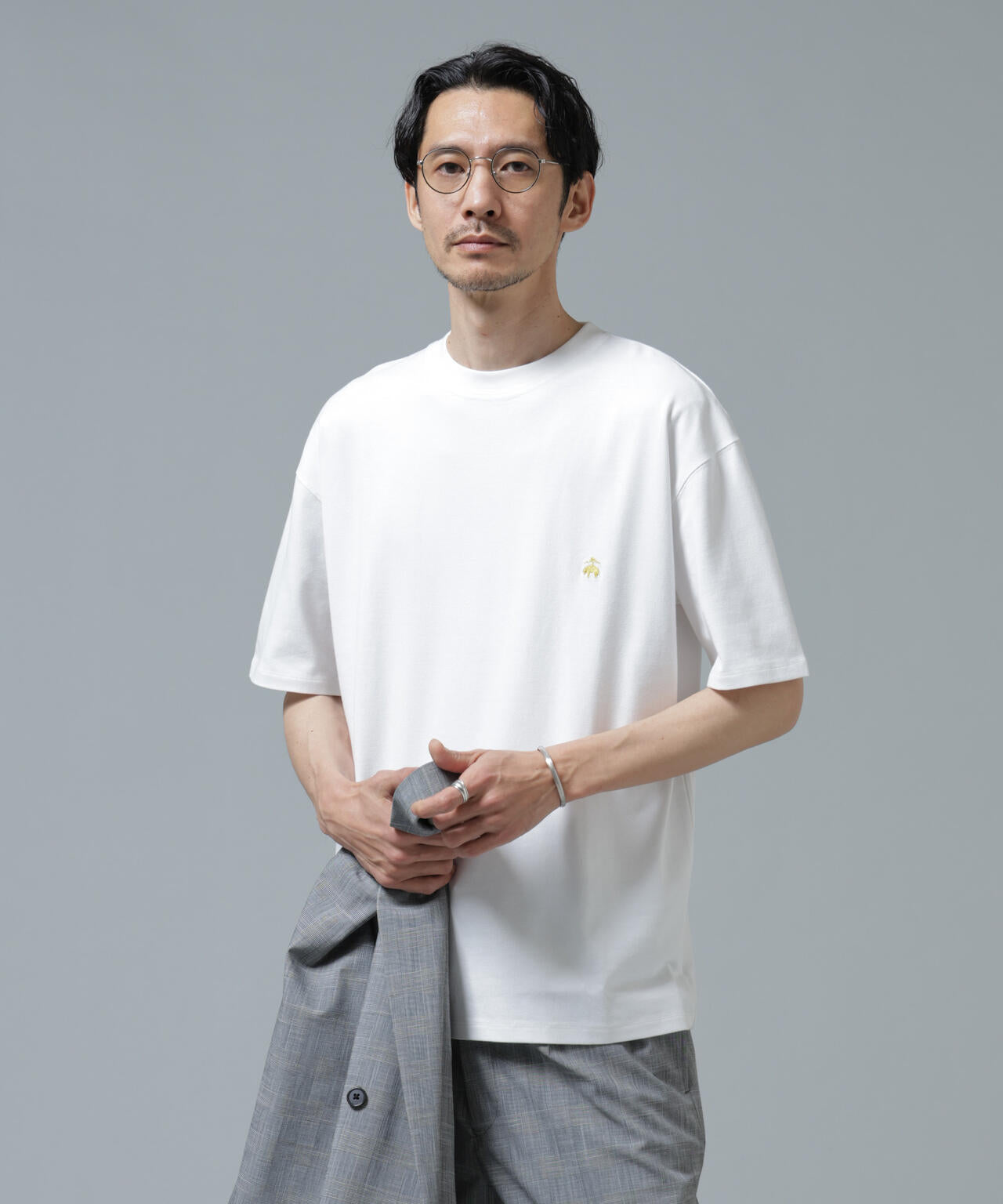 Brooks Brothers別注」Anti Soaked(R) 汗染み防止 クルーネック ビッグ