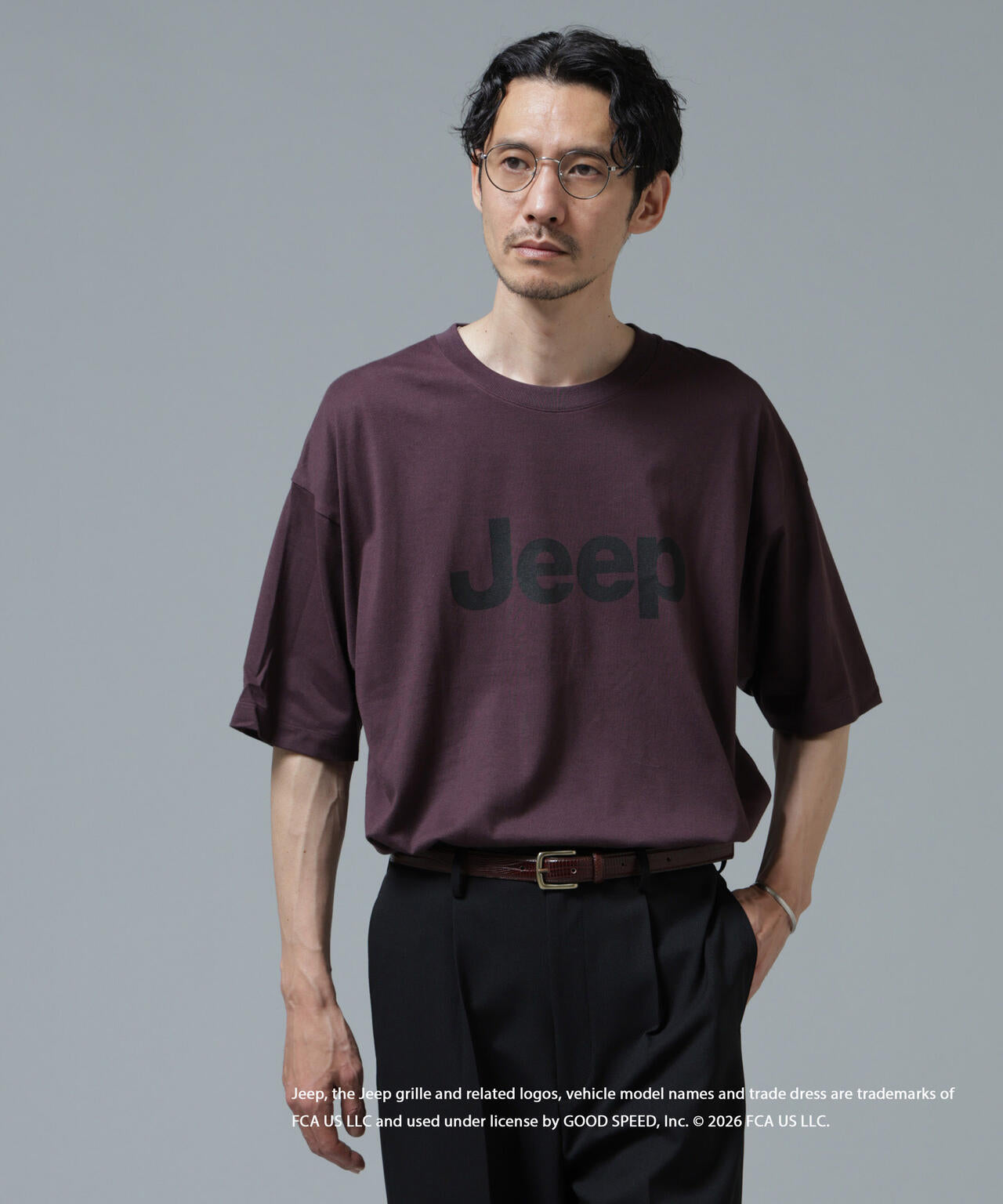 GOOD ROCK SPEED×Anti Soaked(R) 汗染み防止 ジープ Tシャツ