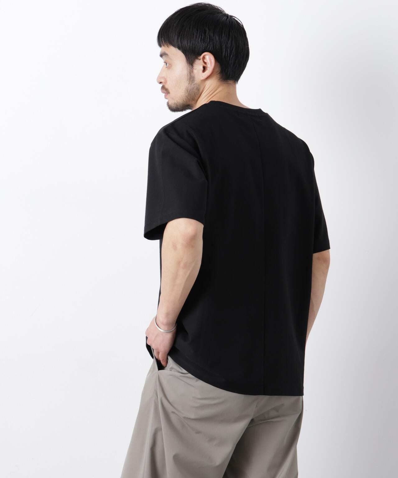 「Meaningful Continuity」coveross(R) ツイル調 冷感プレーティング天竺 ポケットTシャツ 6686124224